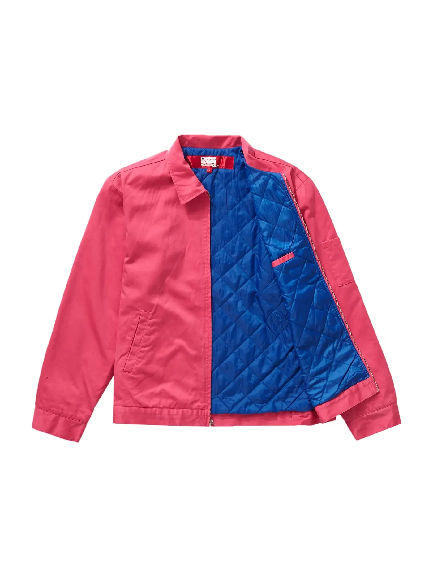 Мужская куртка с принтом Junya Watanabe CDG Man Supreme — изображение 2 из 3, яркий розовый