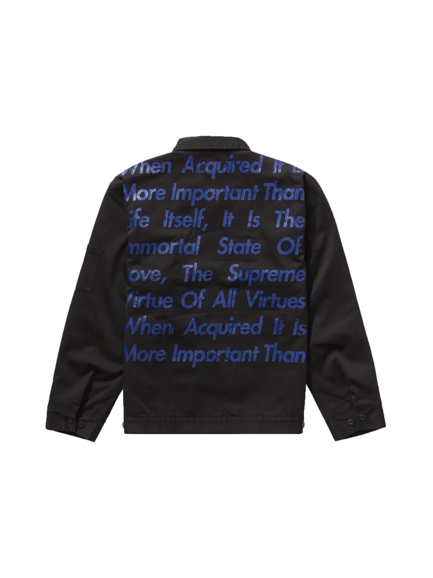 Мужская куртка с принтом Work Jacket Supreme — изображение 1 из 3, черный