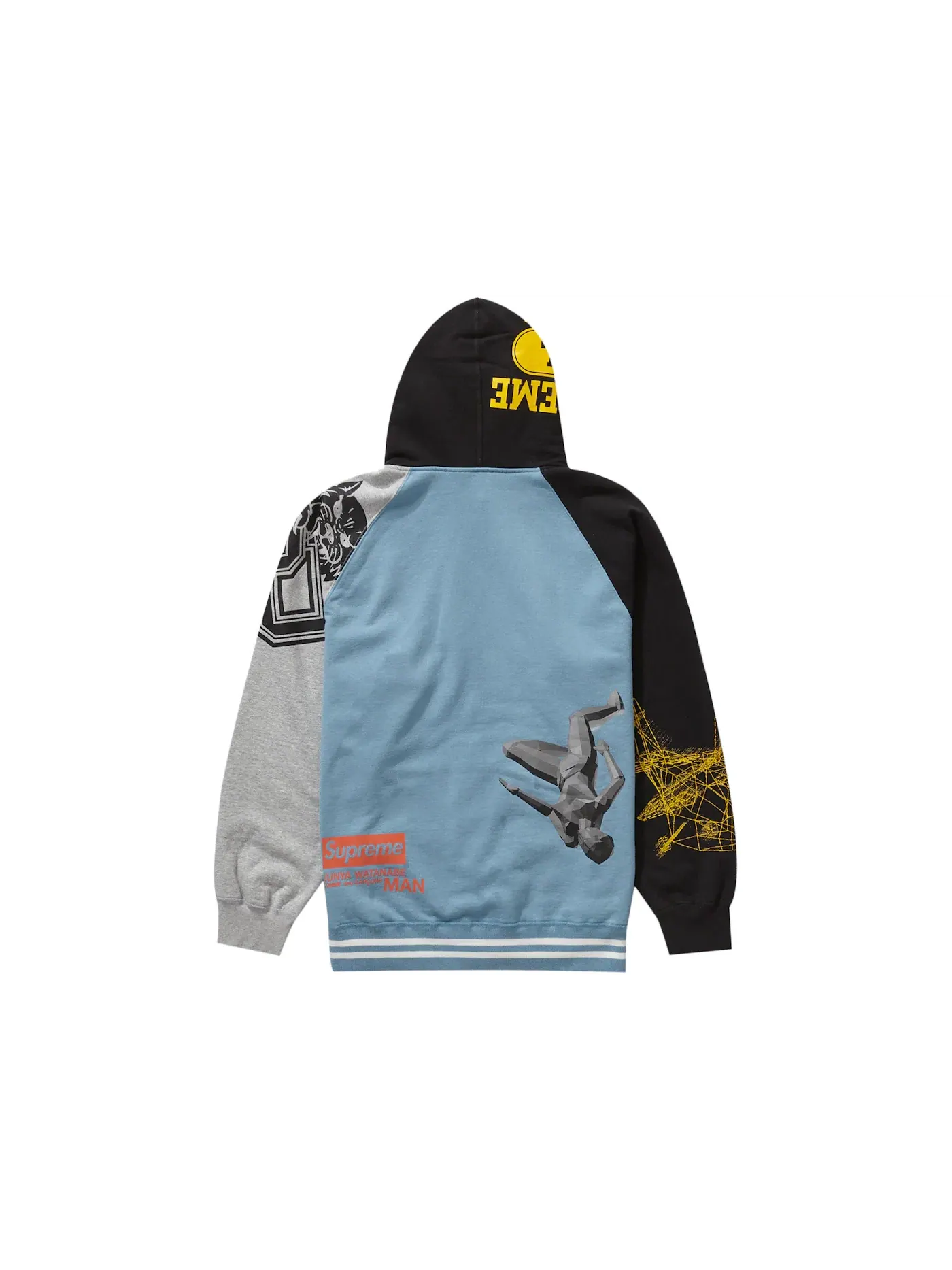 Мужской худи на молнии с капюшоном JUNYA WATANABE CDG MAN Supreme — изображение 3 из 3, синий