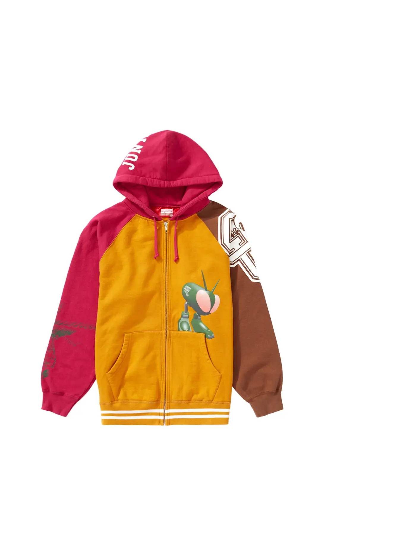 Мужская худи на молнии с капюшоном JUNYA WATANABE CDG MAN Supreme — изображение 1 из 3, золото