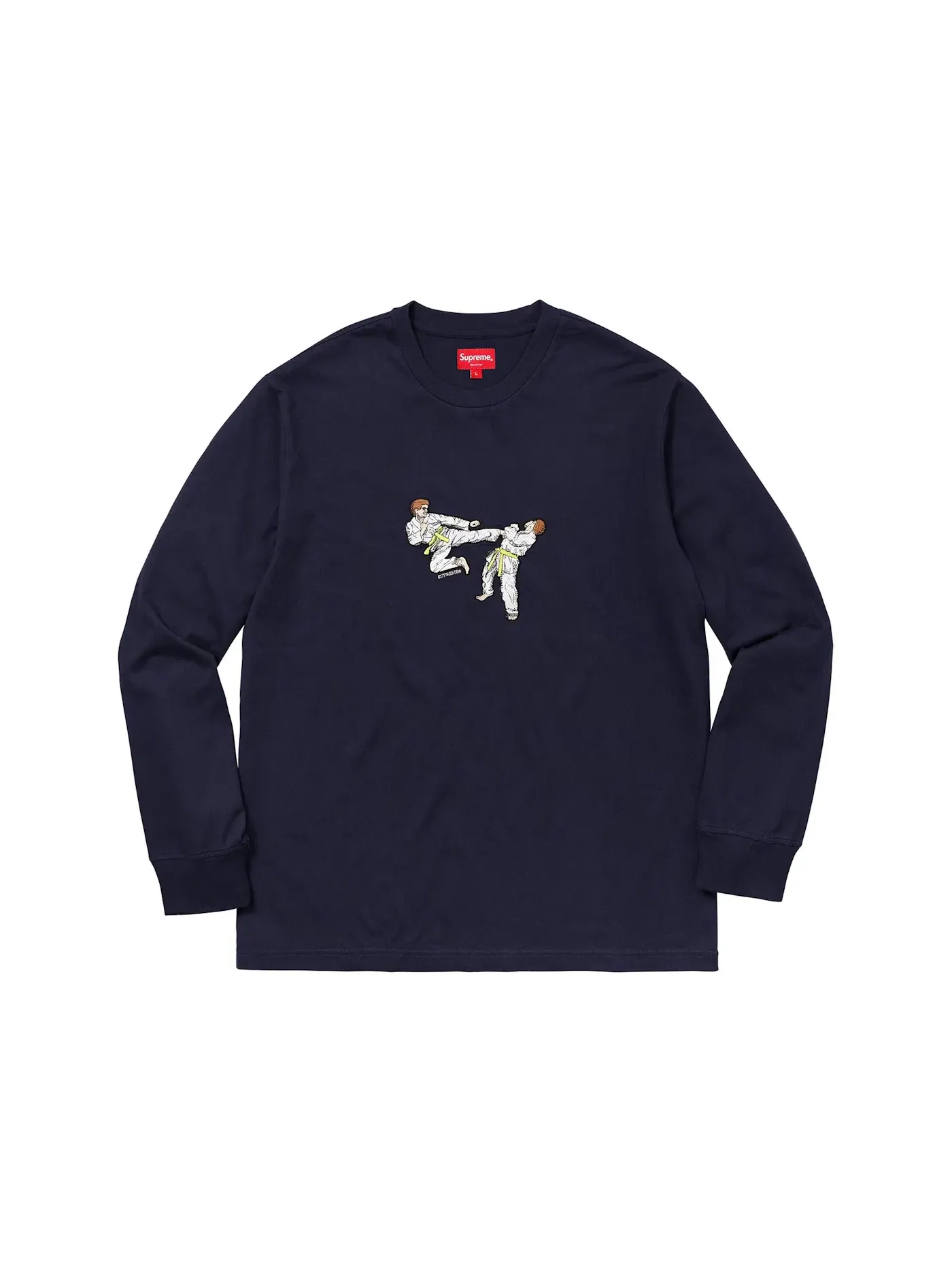 Мужская футболка с принтом Tee Supreme — изображение 1 из 1, темно-синий