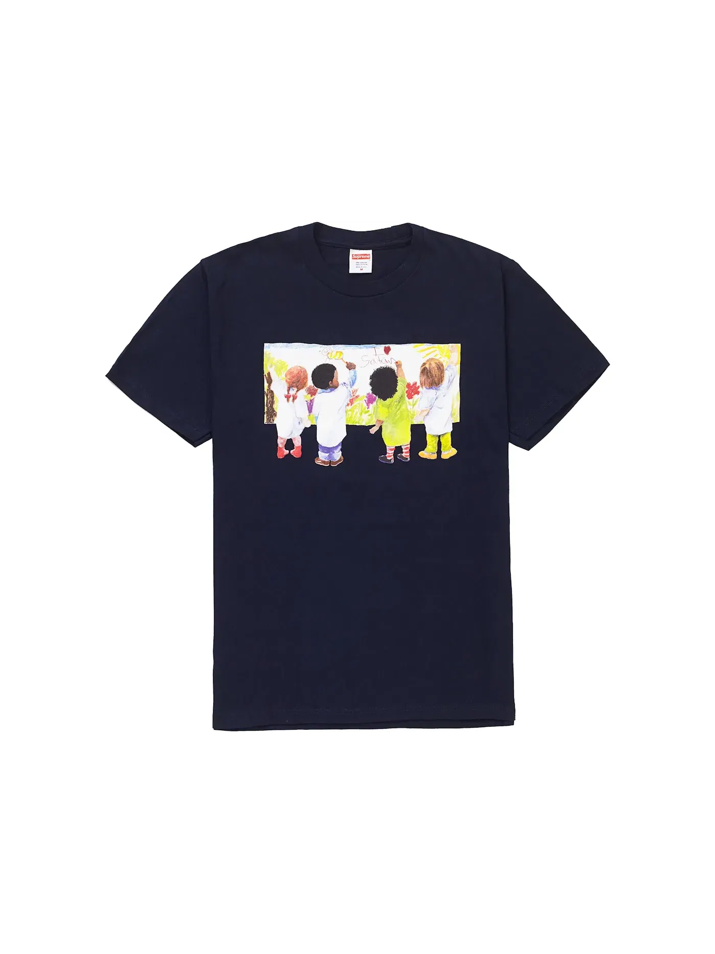 Детская футболка с принтом Supreme Tee — изображение 1 из 1, темно-синий