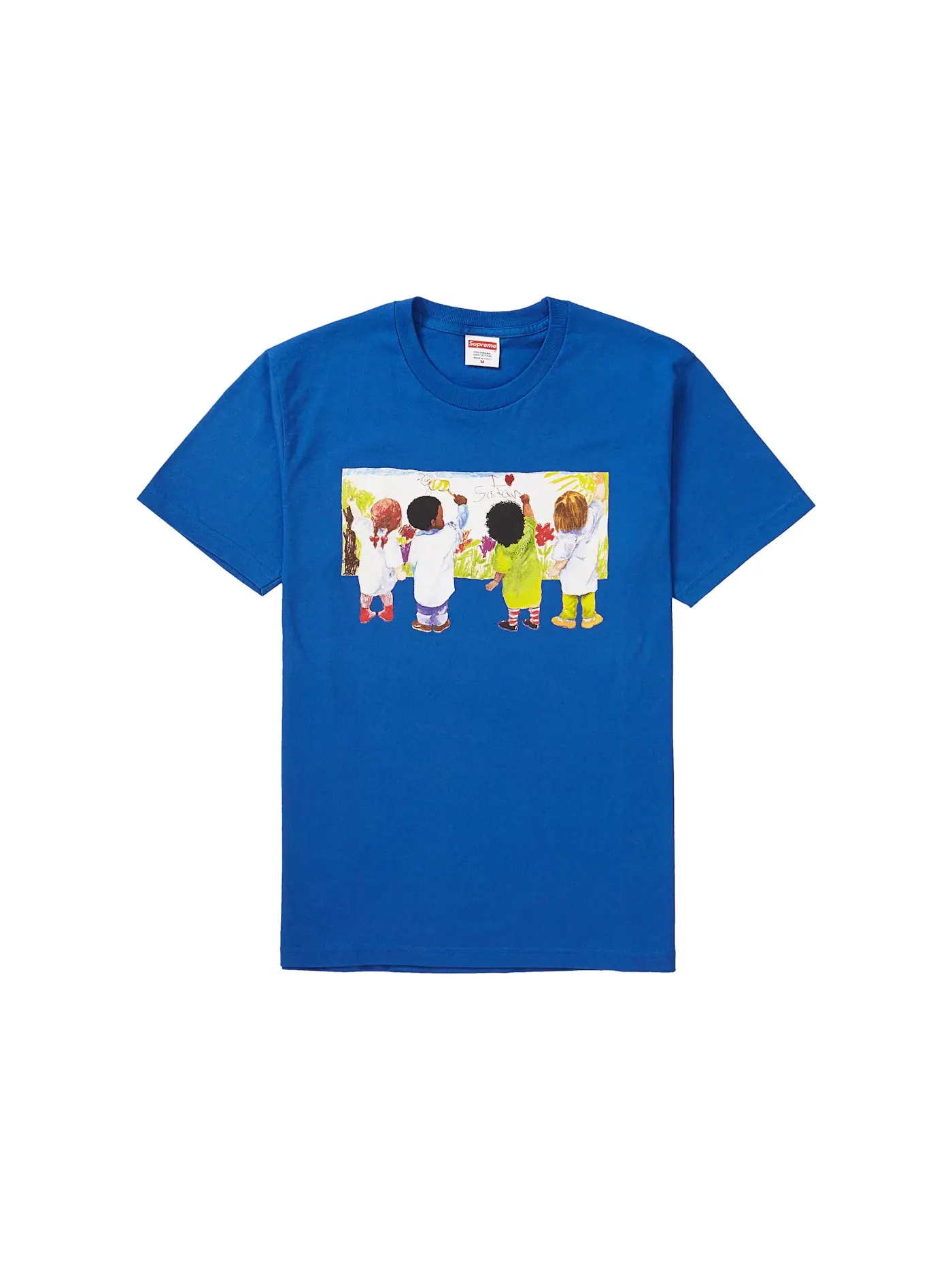 Детская футболка с принтом Tee Supreme — изображение 1 из 1, королевский