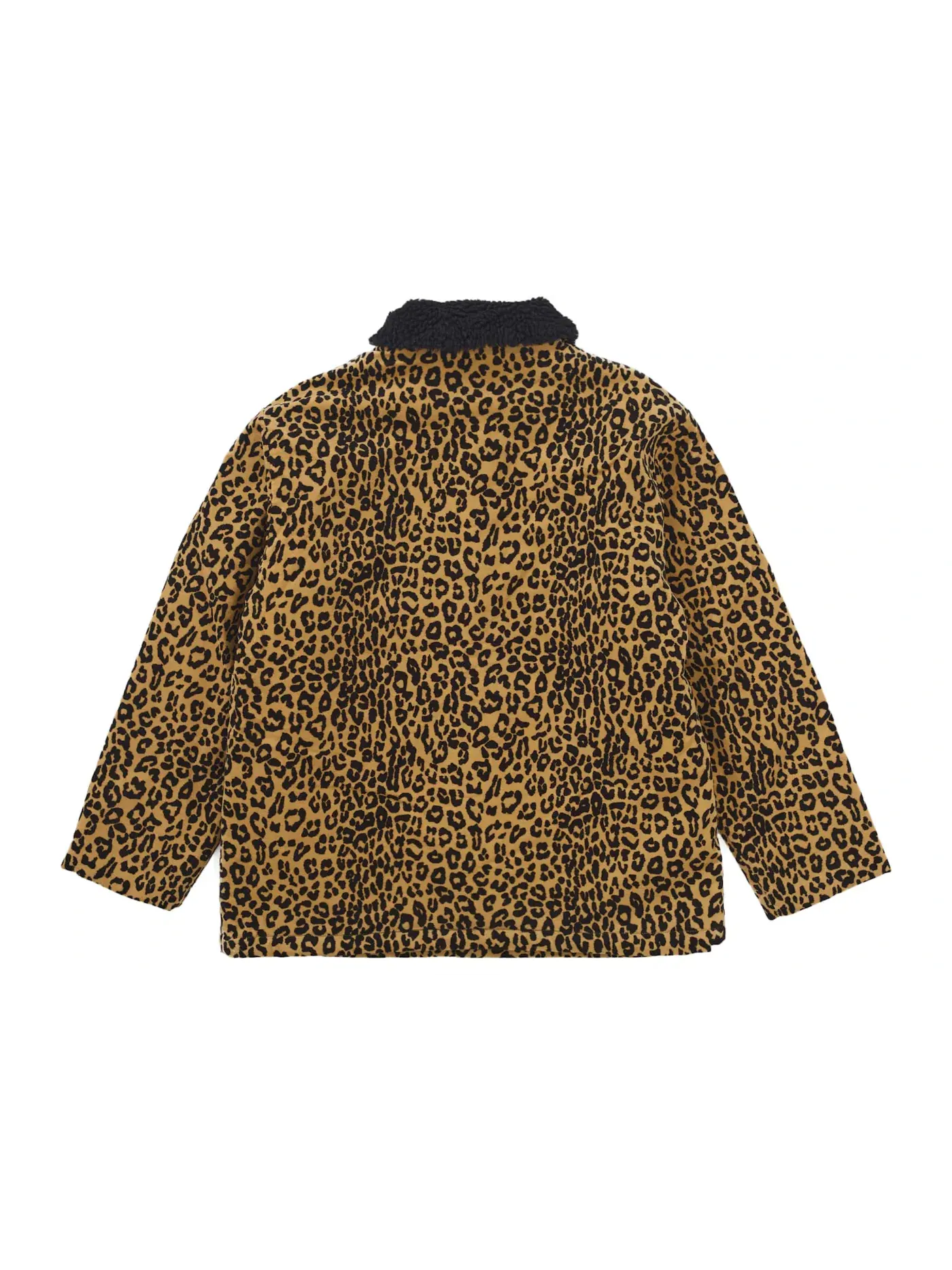 Мужское пальто из вельвета Leopard Supreme — изображение 3 из 3, леопардовый