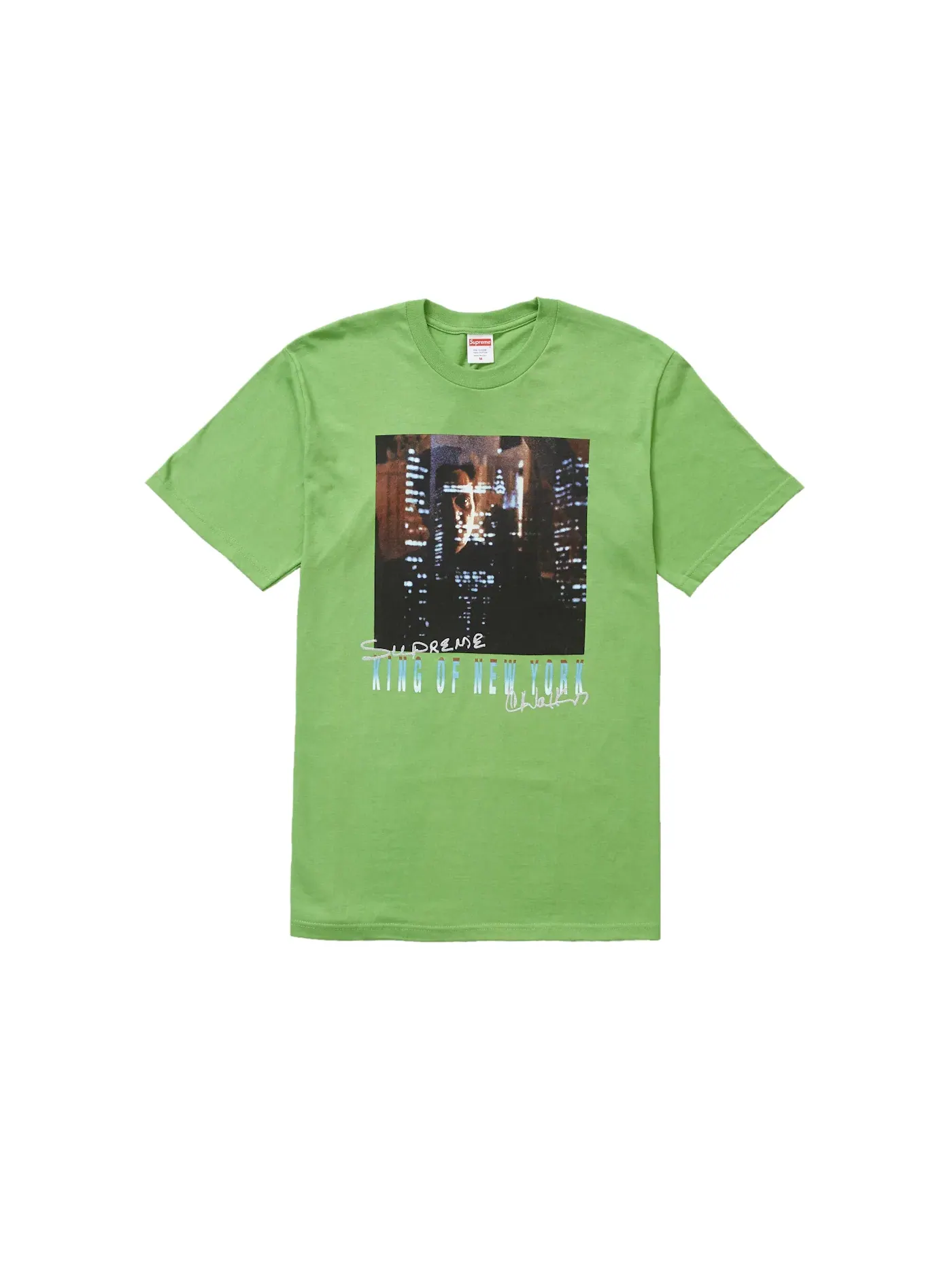 Мужская футболка с принтом Supreme King of New York Tee — изображение 1 из 1, зеленый