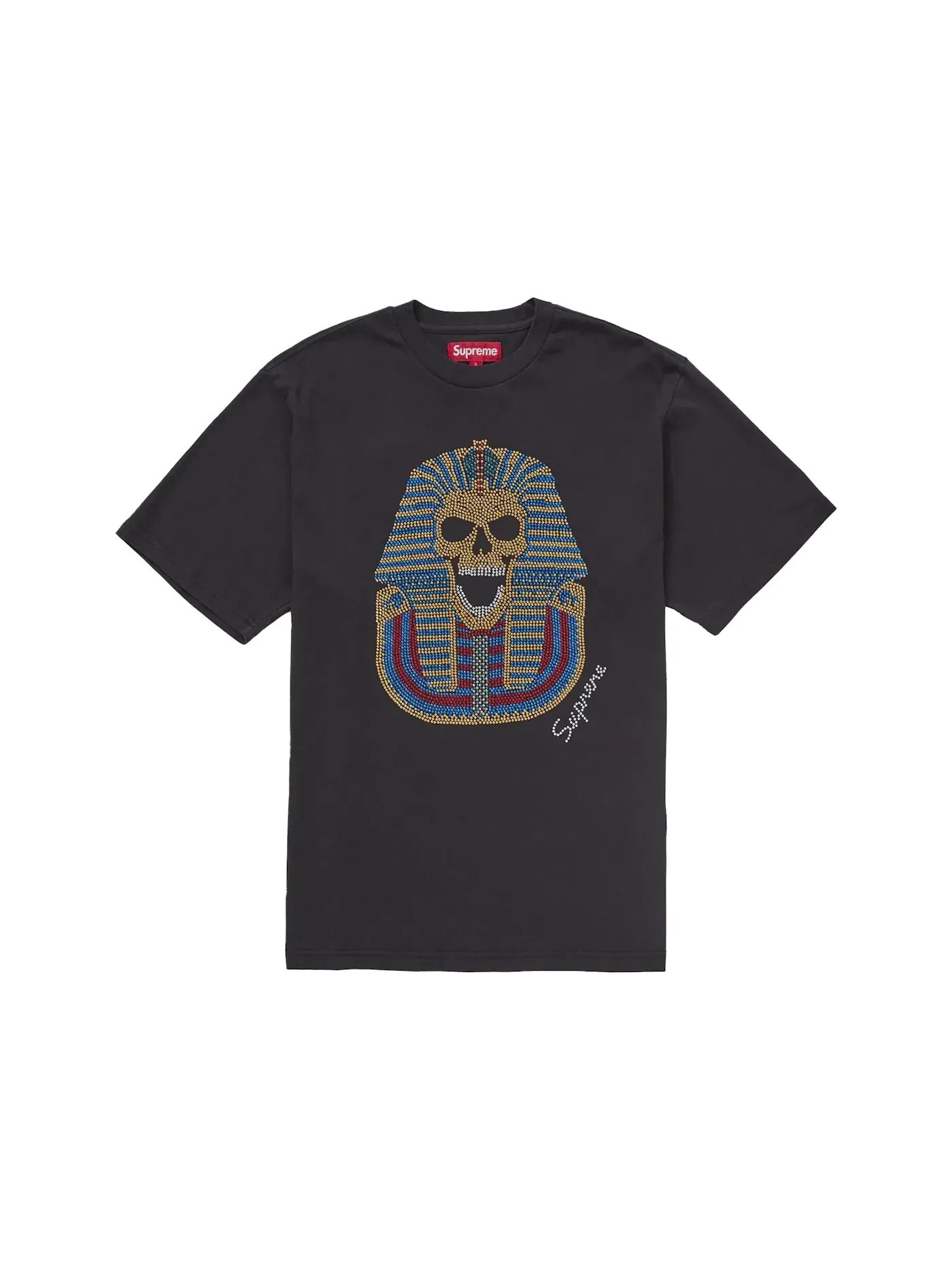 Мужская футболка с принтом King Tut Supreme — изображение 1 из 1, черный