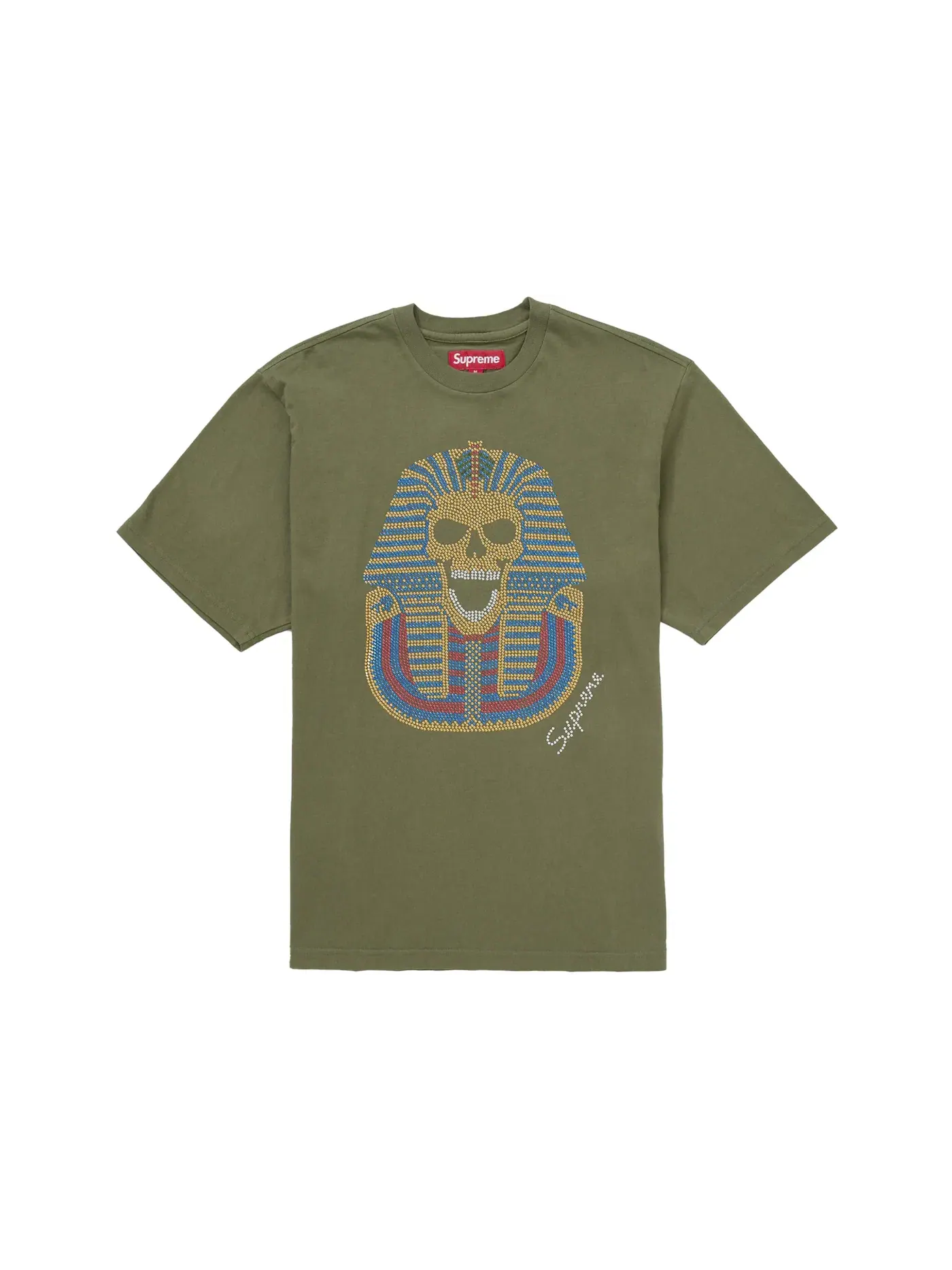 Мужская футболка с коротким рукавом Supreme Top — изображение 1 из 1, оливковый