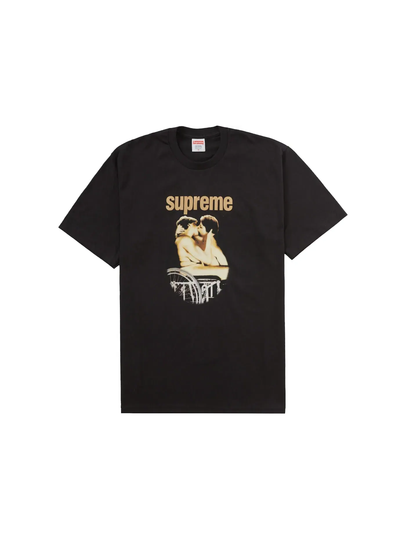 Мужская футболка с принтом Supreme Tee (SS23) — изображение 1 из 1, черный