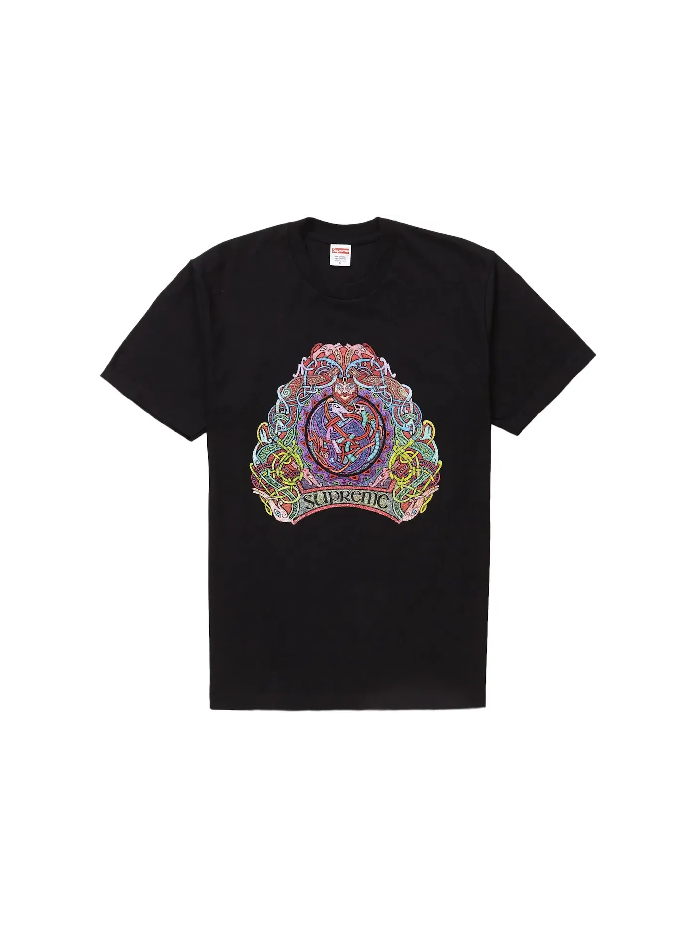 Мужская футболка с узлом Supreme Tee — изображение 1 из 1, черный