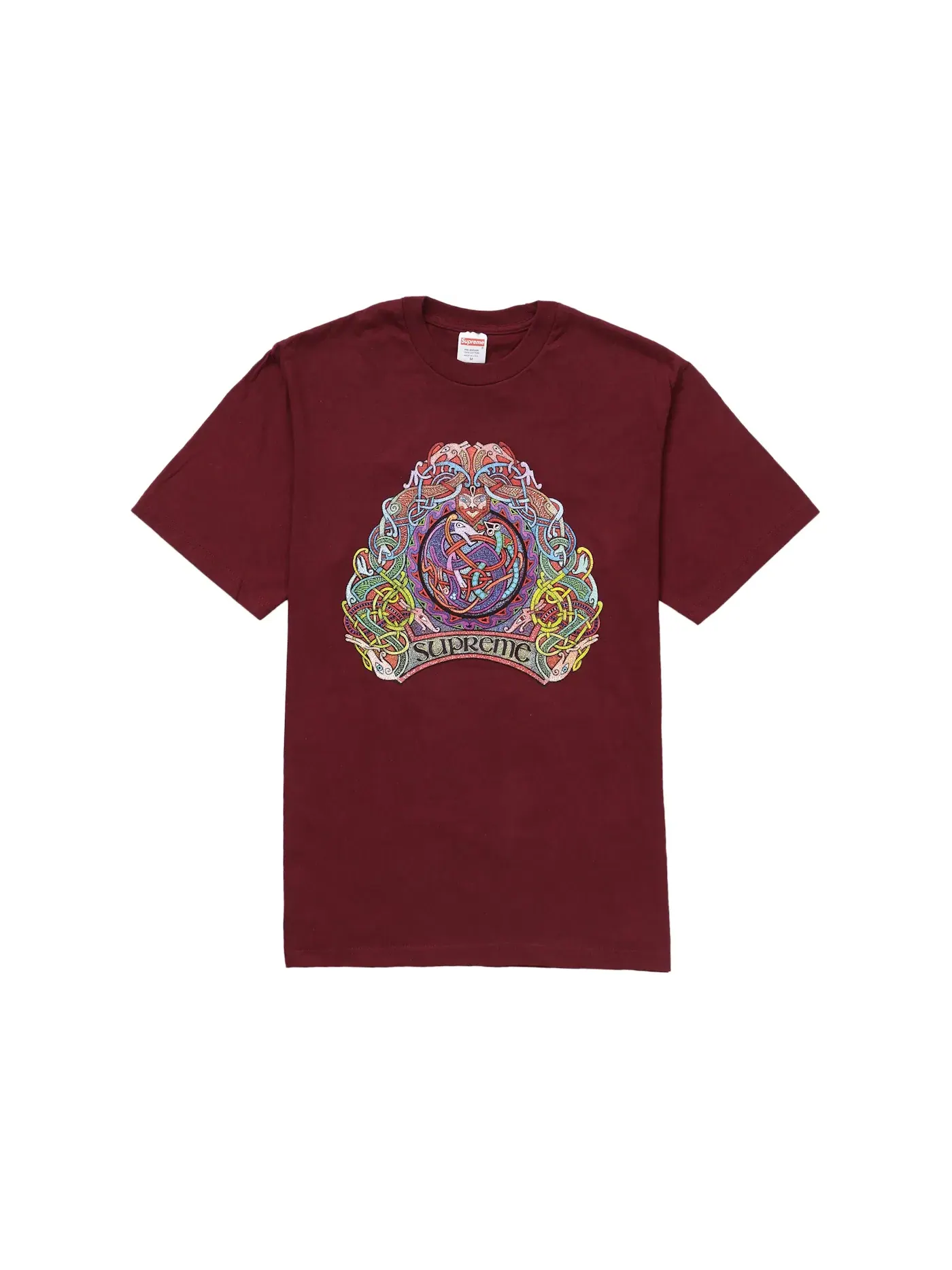 Мужская футболка Supreme Tee — изображение 1 из 1, бордовый