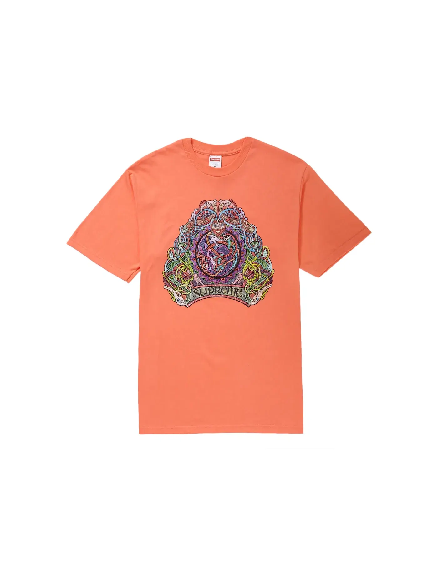 Мужская футболка Supreme Tee — изображение 1 из 1, неоновый оранжевый