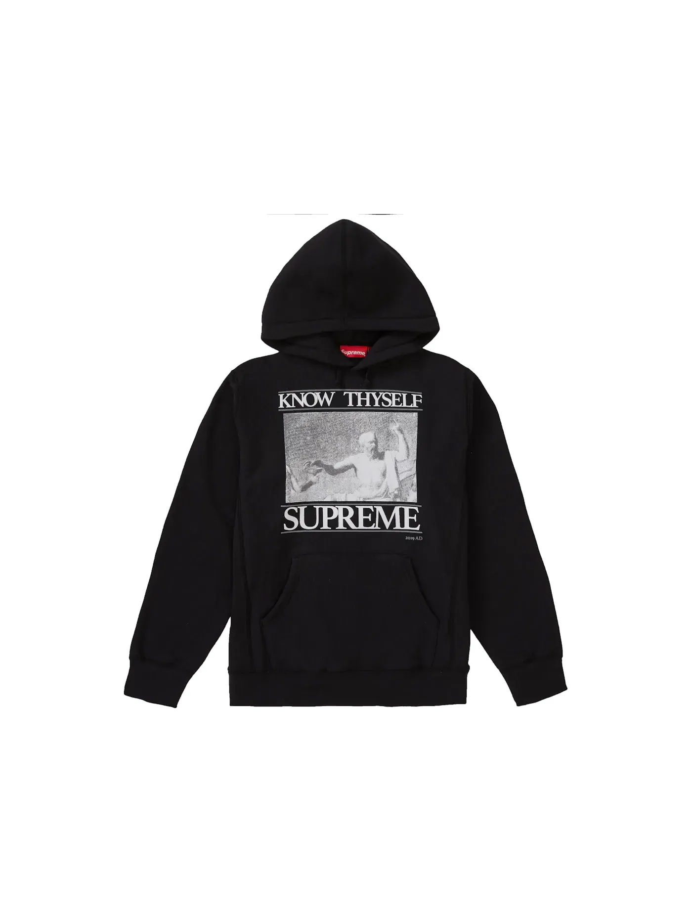 Мужская худи Know Thyself Supreme — изображение 1 из 2, черный