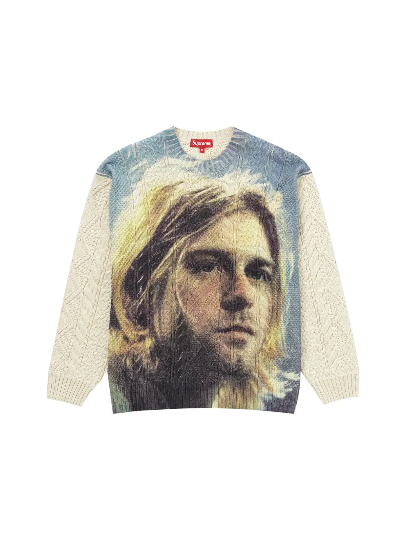 Мужской пуловер с принтом Kurt Cobain Supreme