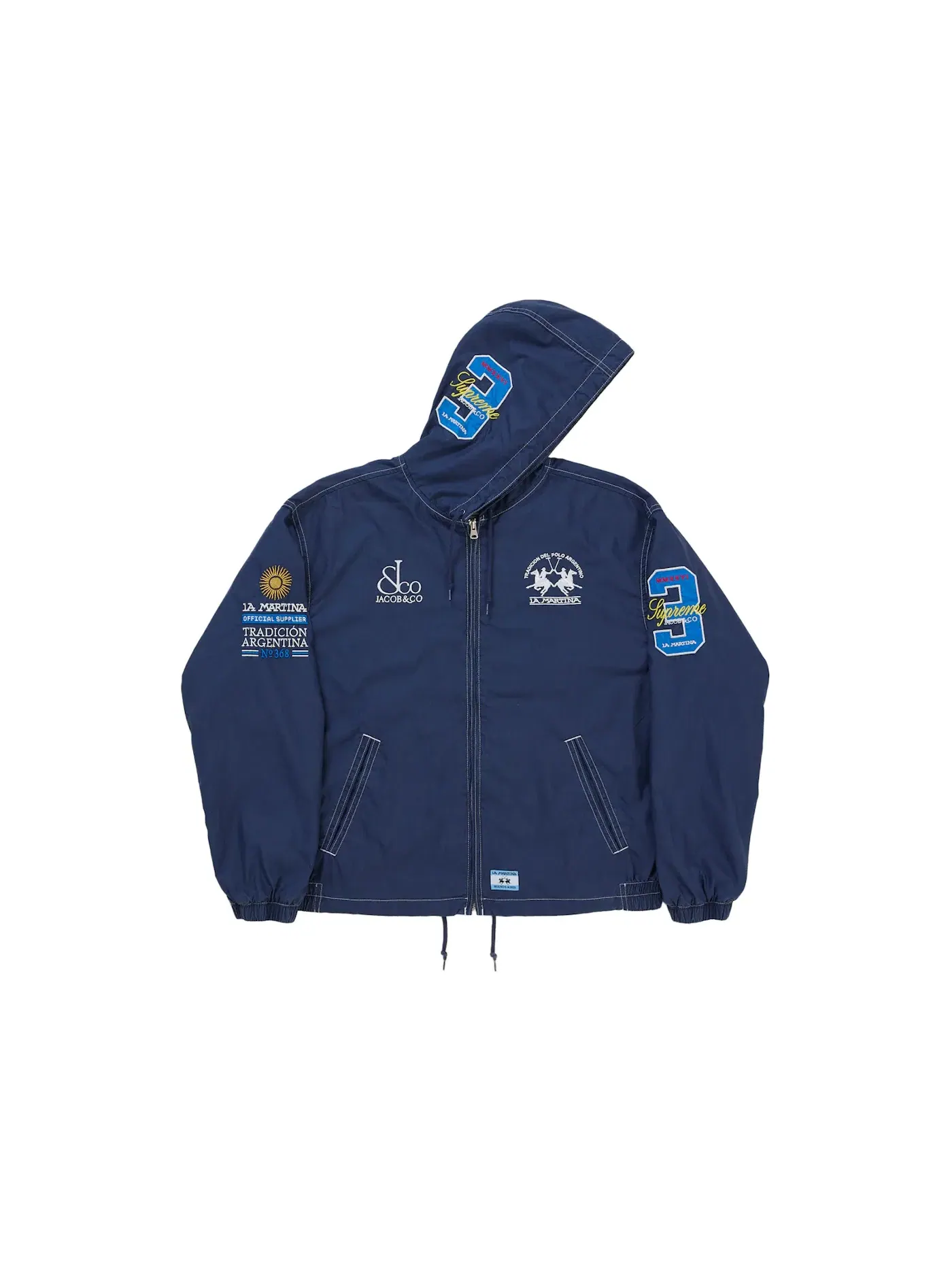 Мужская легкая куртка с капюшоном Jacket Supreme — изображение 1 из 3, синий