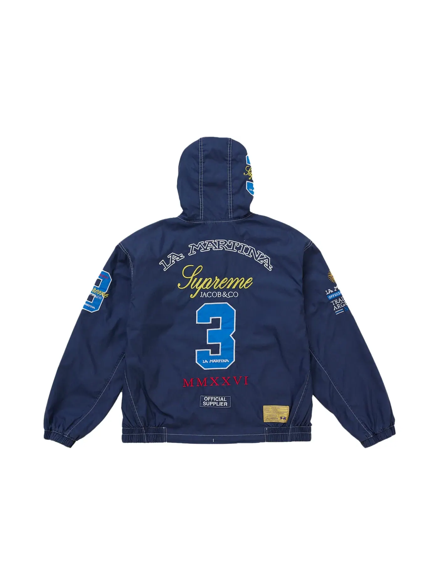 Мужская легкая куртка с капюшоном Jacket Supreme — изображение 3 из 3, синий
