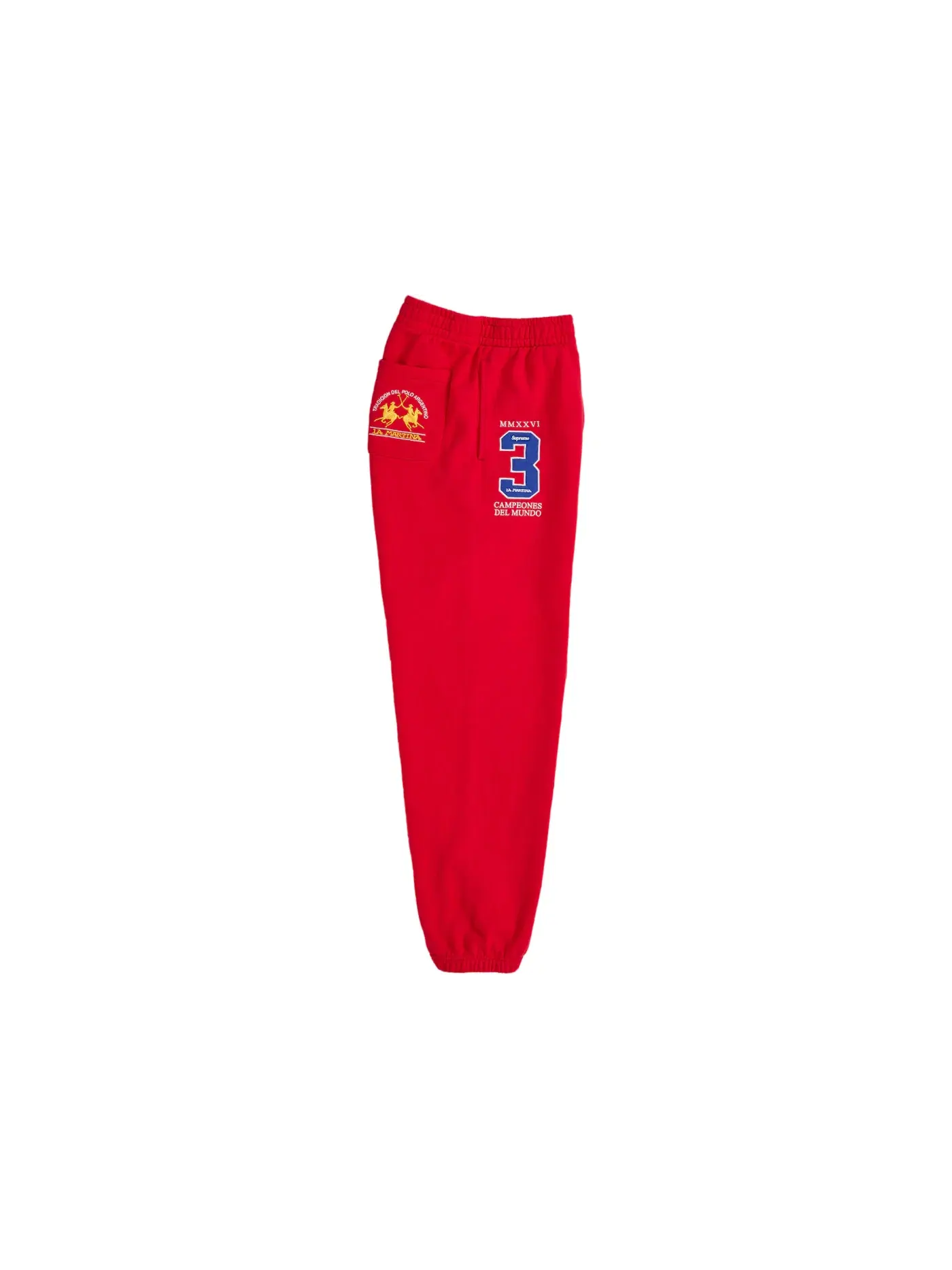 Мужские спортивные штаны Sweatpant Supreme — изображение 4 из 4, красный