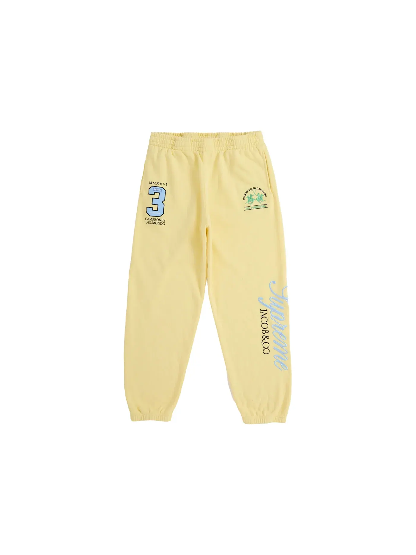 Мужские спортивные штаны Sweatpant Supreme — изображение 1 из 4, желтый