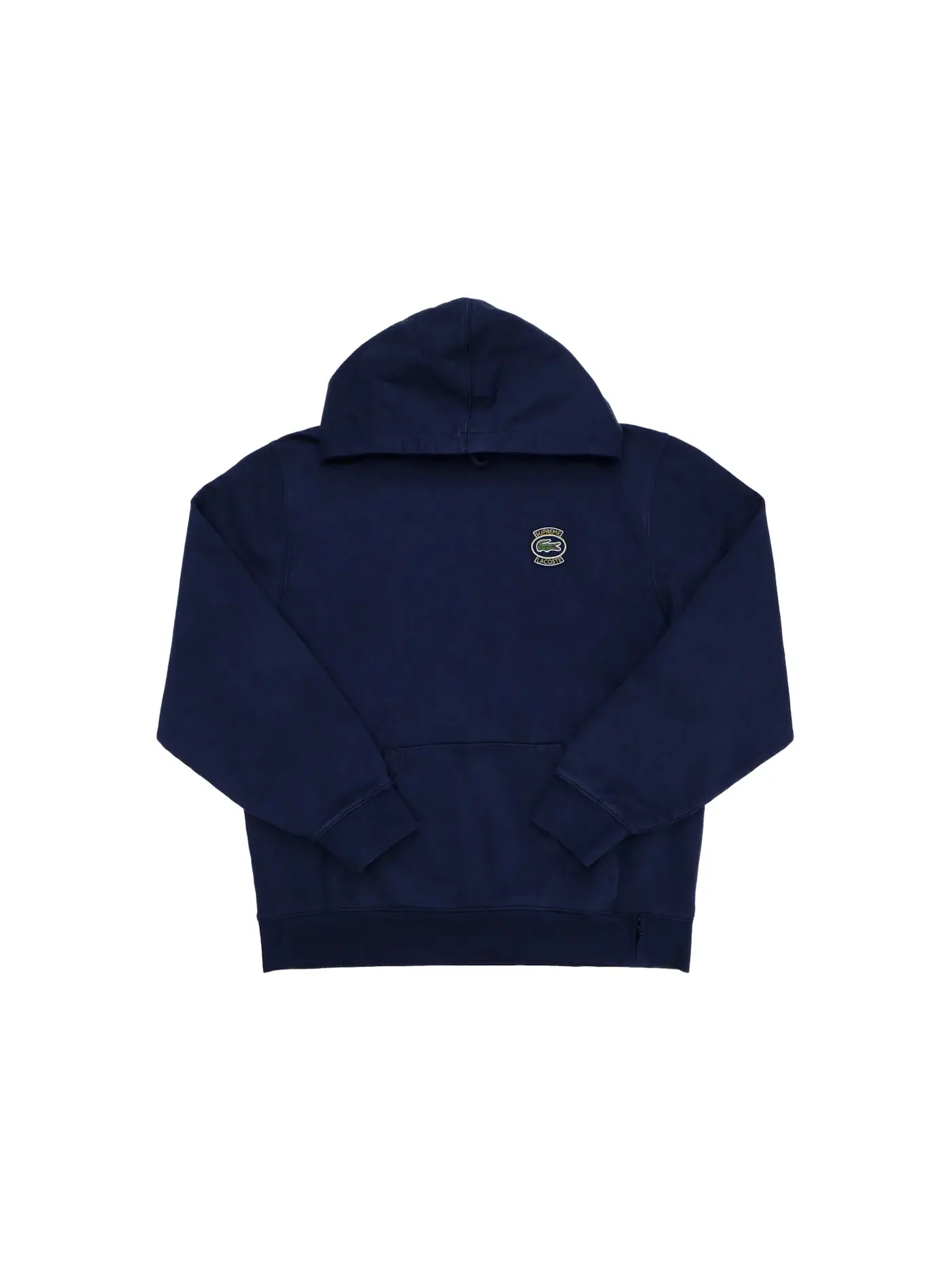 Мужская худи с капюшоном Supreme LACOSTE — изображение 1 из 1, темно-синий