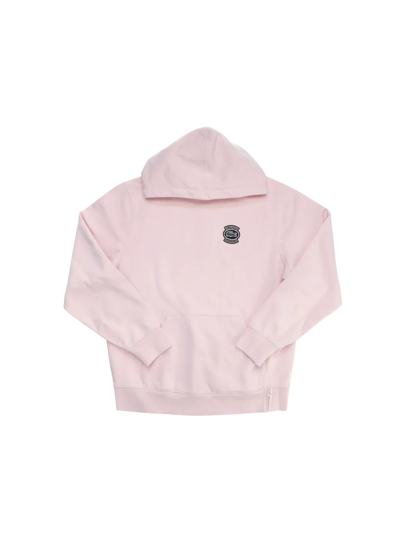Мужской худи с капюшоном Supreme LACOSTE — изображение 1 из 1, розовый