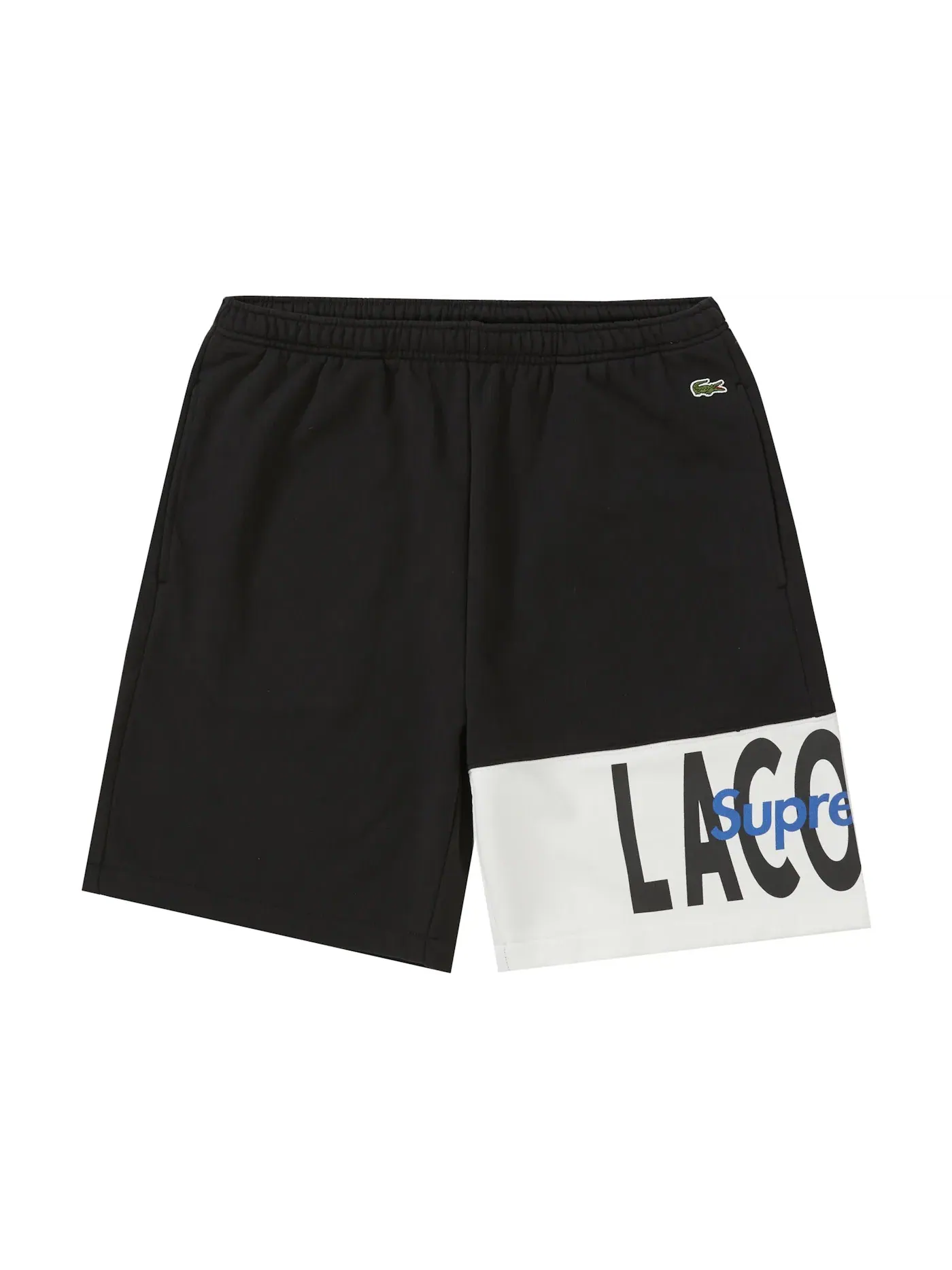 Мужские шорты с панельным принтом Sweatshort Supreme — изображение 1 из 2, черный