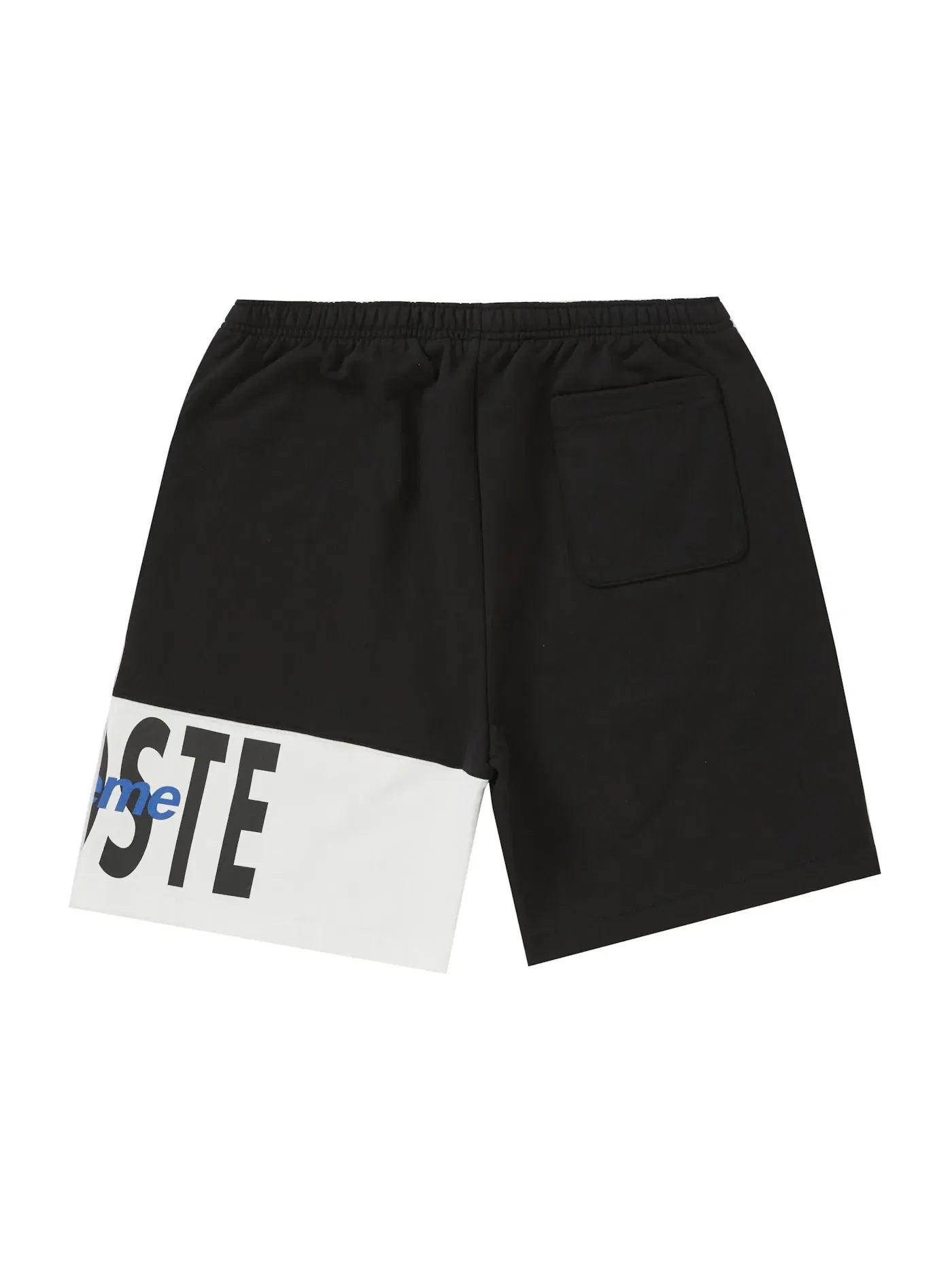 Мужские шорты с панельным принтом Sweatshort Supreme — изображение 2 из 2, черный