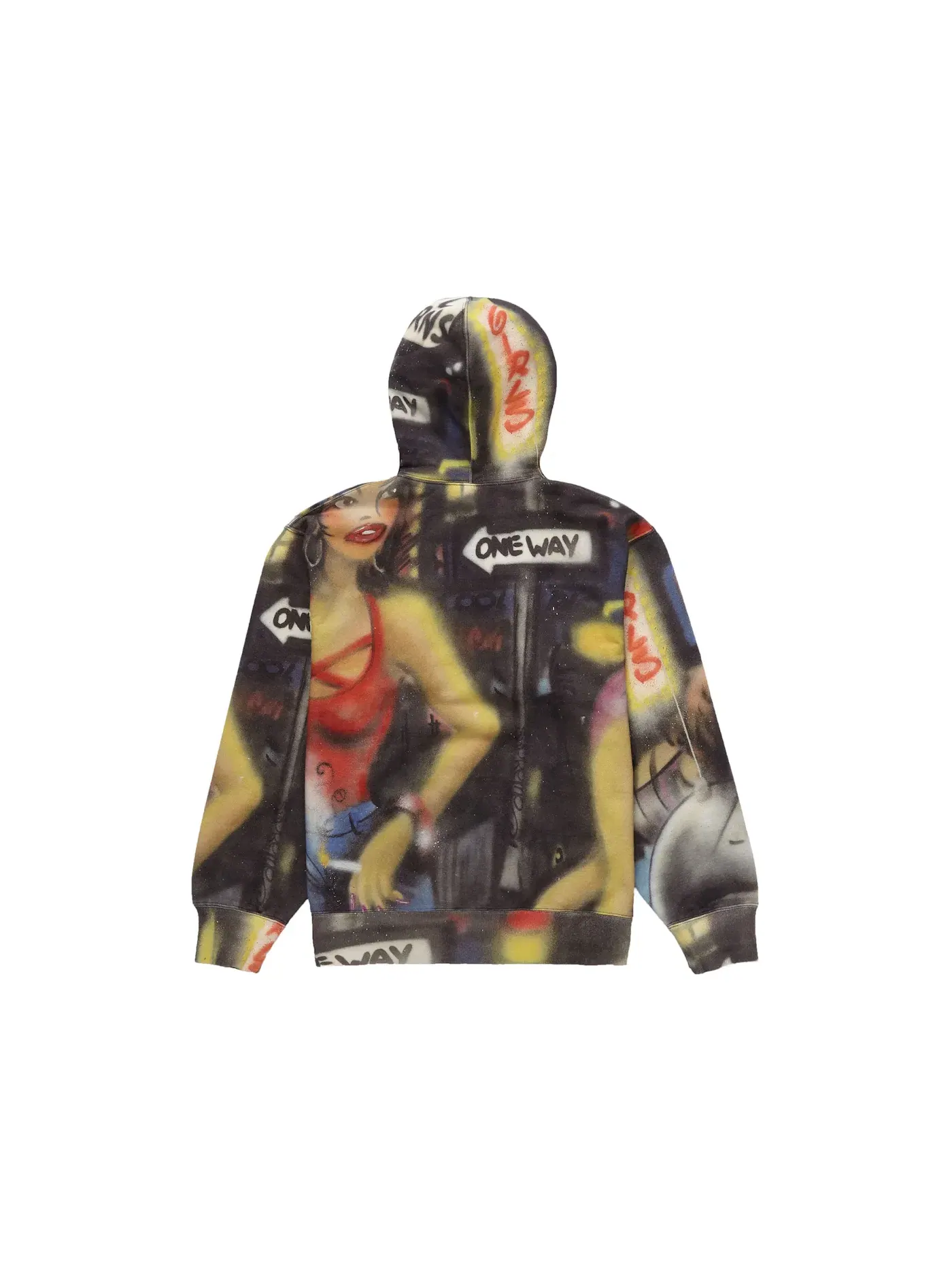 Мужская худи с капюшоном Supreme Sweatshirt — изображение 2 из 2, мульти