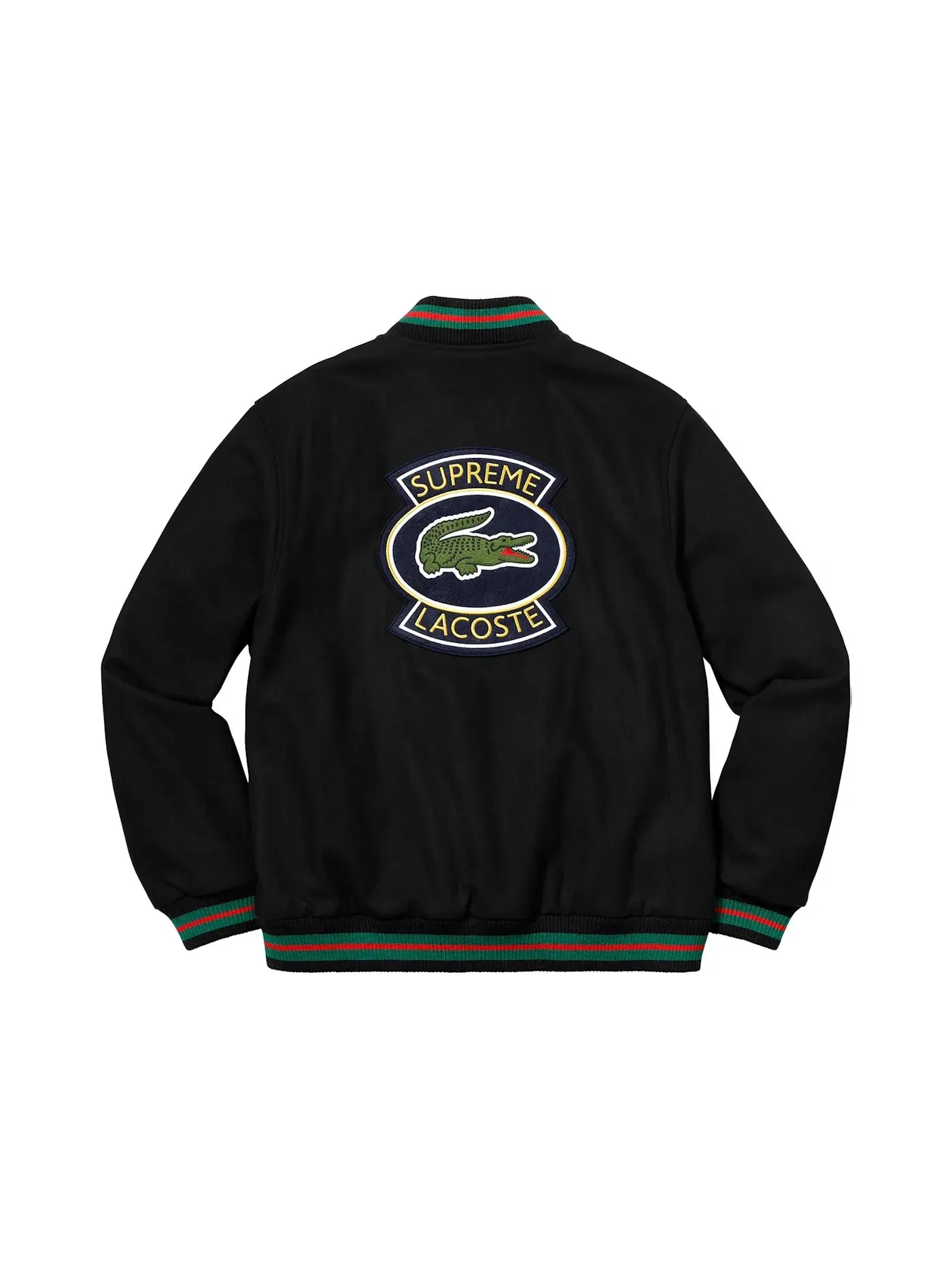 Мужская куртка-бомбер шерстяная Jacket Supreme — изображение 2 из 2, черный