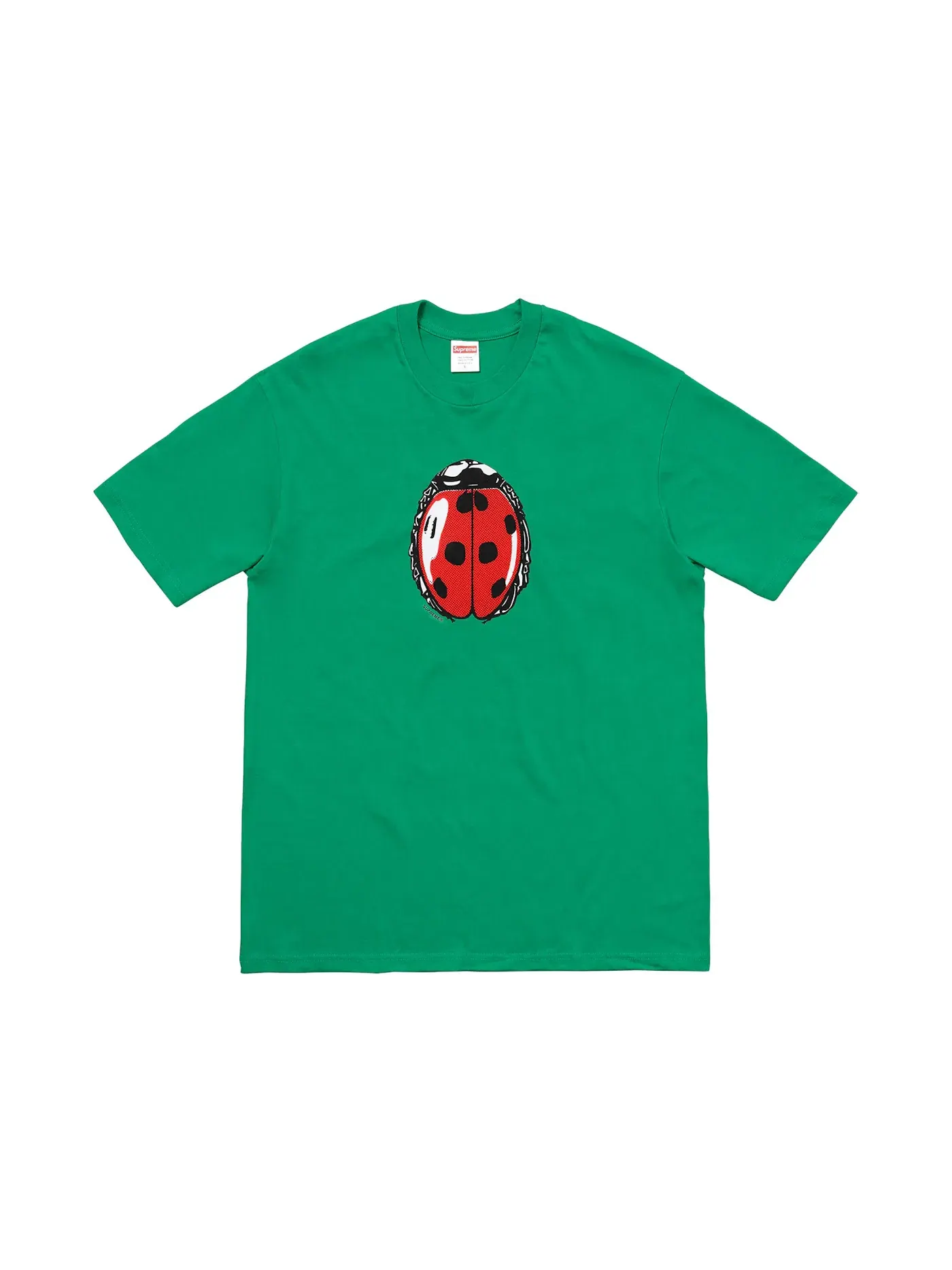 Мужская футболка с принтом Supreme Tee — изображение 1 из 1, зеленый