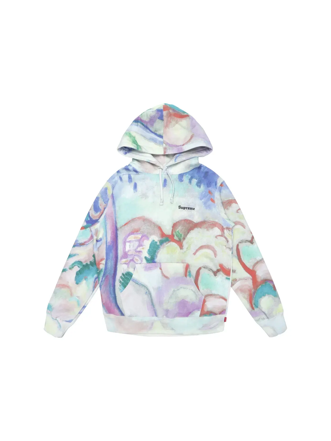 Мужская худи с принтом Sweatshirt Supreme — изображение 1 из 2, мульти