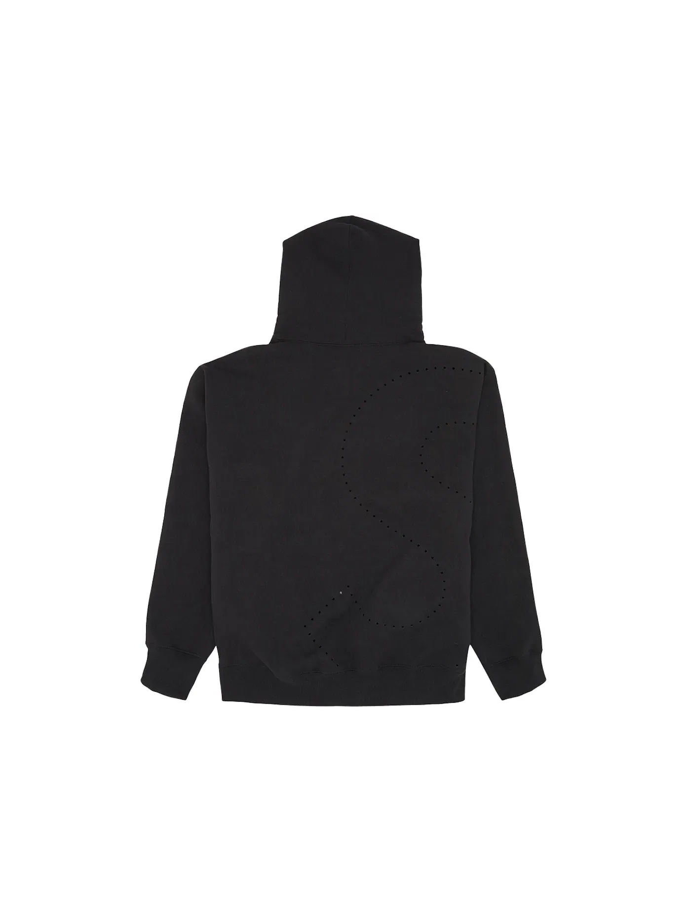 Мужская худи с принтом Supreme Hooded Sweatshirt — изображение 2 из 2, черный