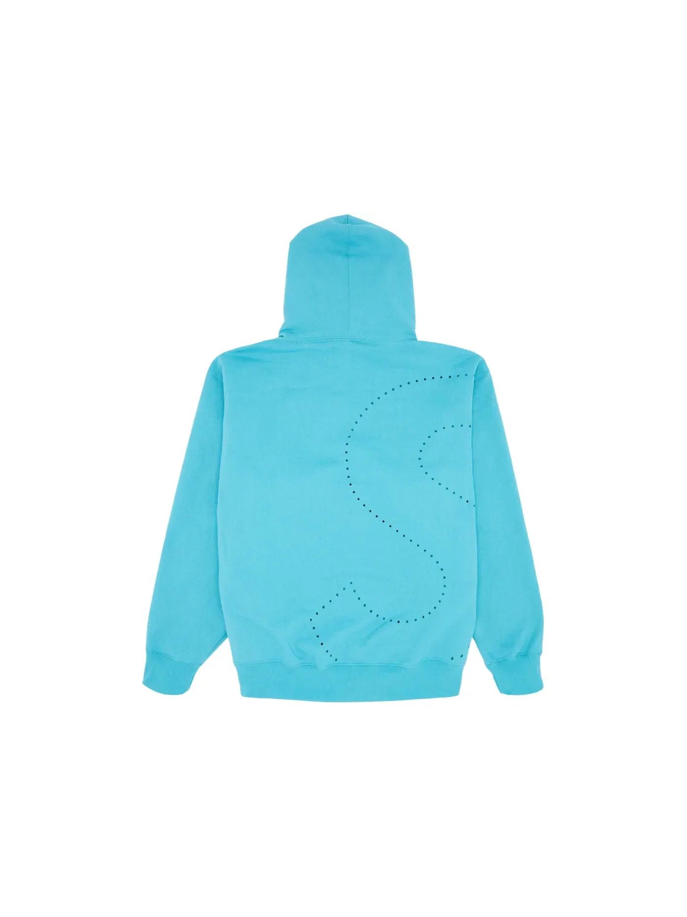 Мужской худи с принтом Supreme Hooded Sweatshirt — изображение 2 из 2, голубой