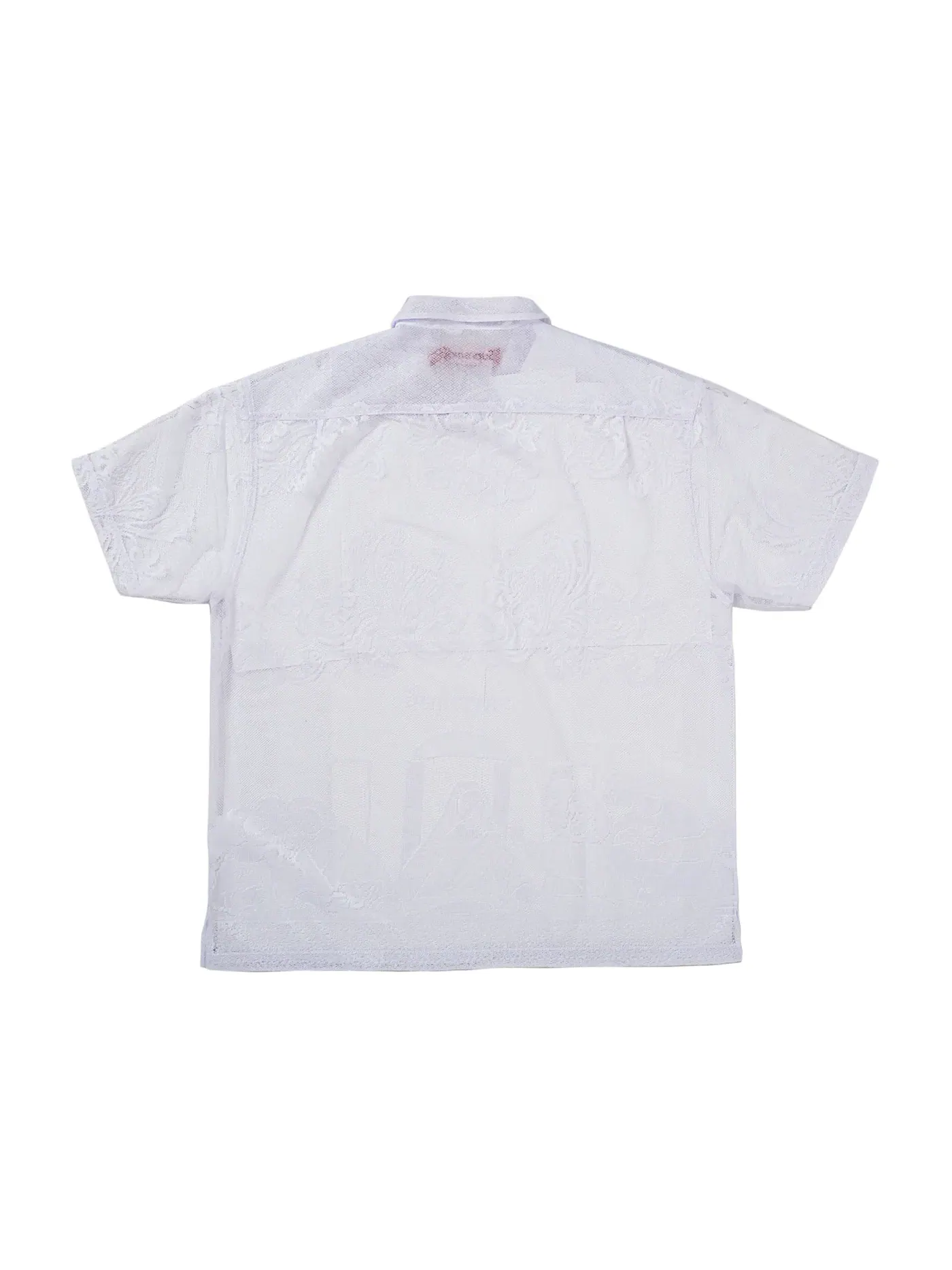 Мужская рубашка с кружевным принтом Supreme Last Supper Lace S/S Shirt — изображение 2 из 2, белый