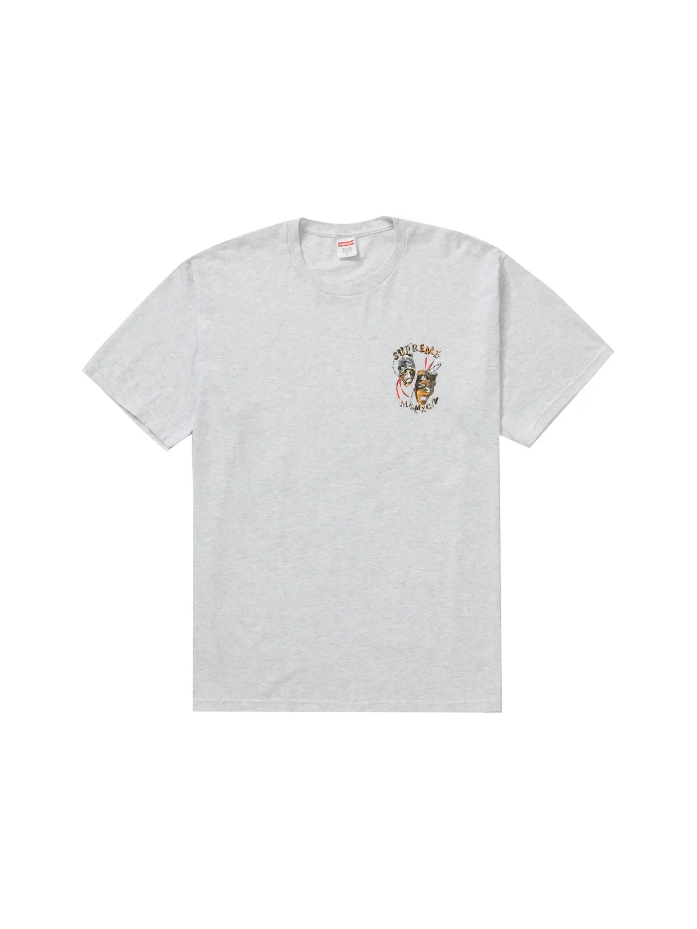Мужская футболка с принтом Laugh Now Tee Supreme — изображение 1 из 2, серый