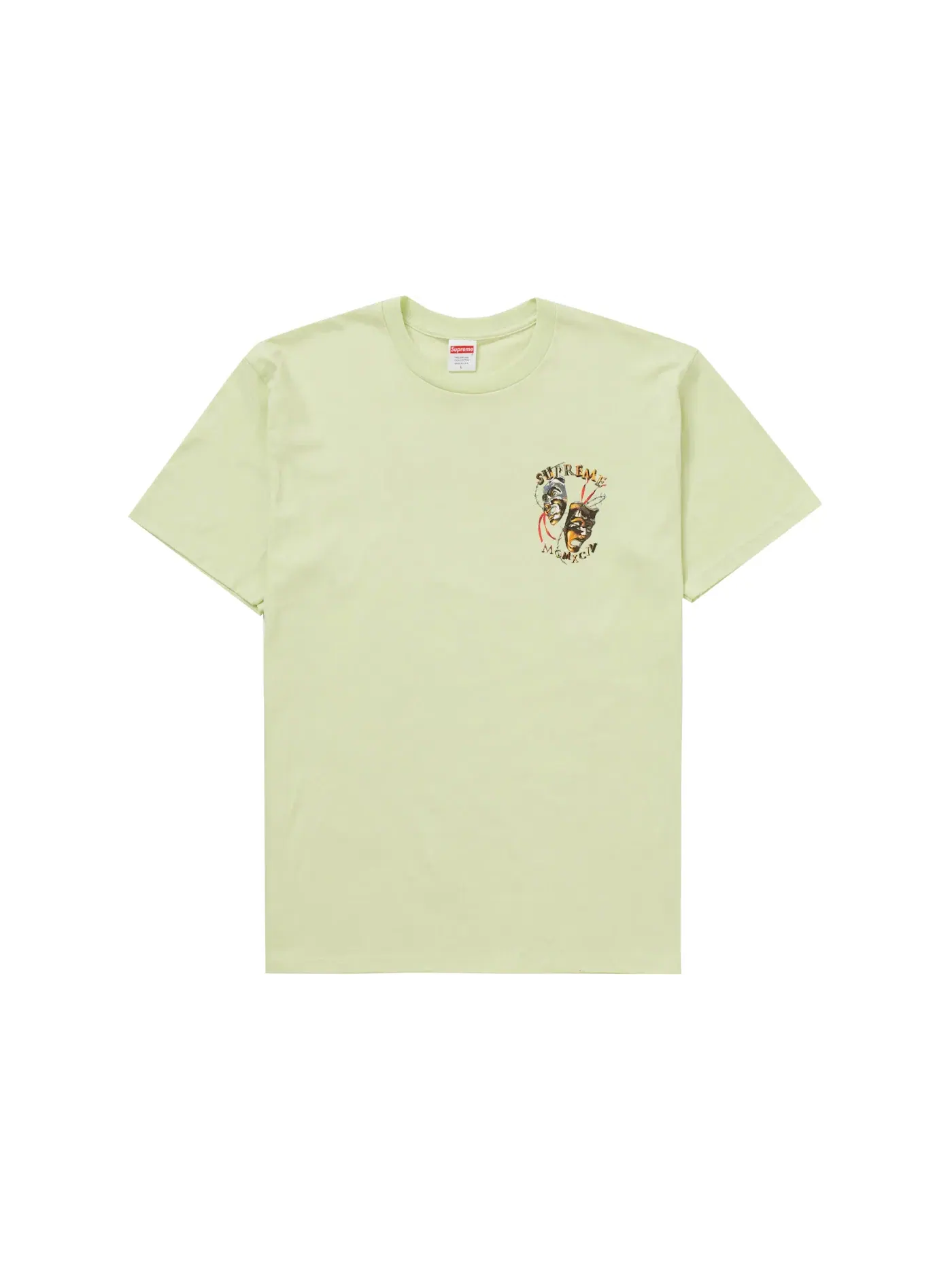 Мужская футболка с принтом Laugh Now Tee Supreme, Pale Mint — изображение 1 из 2