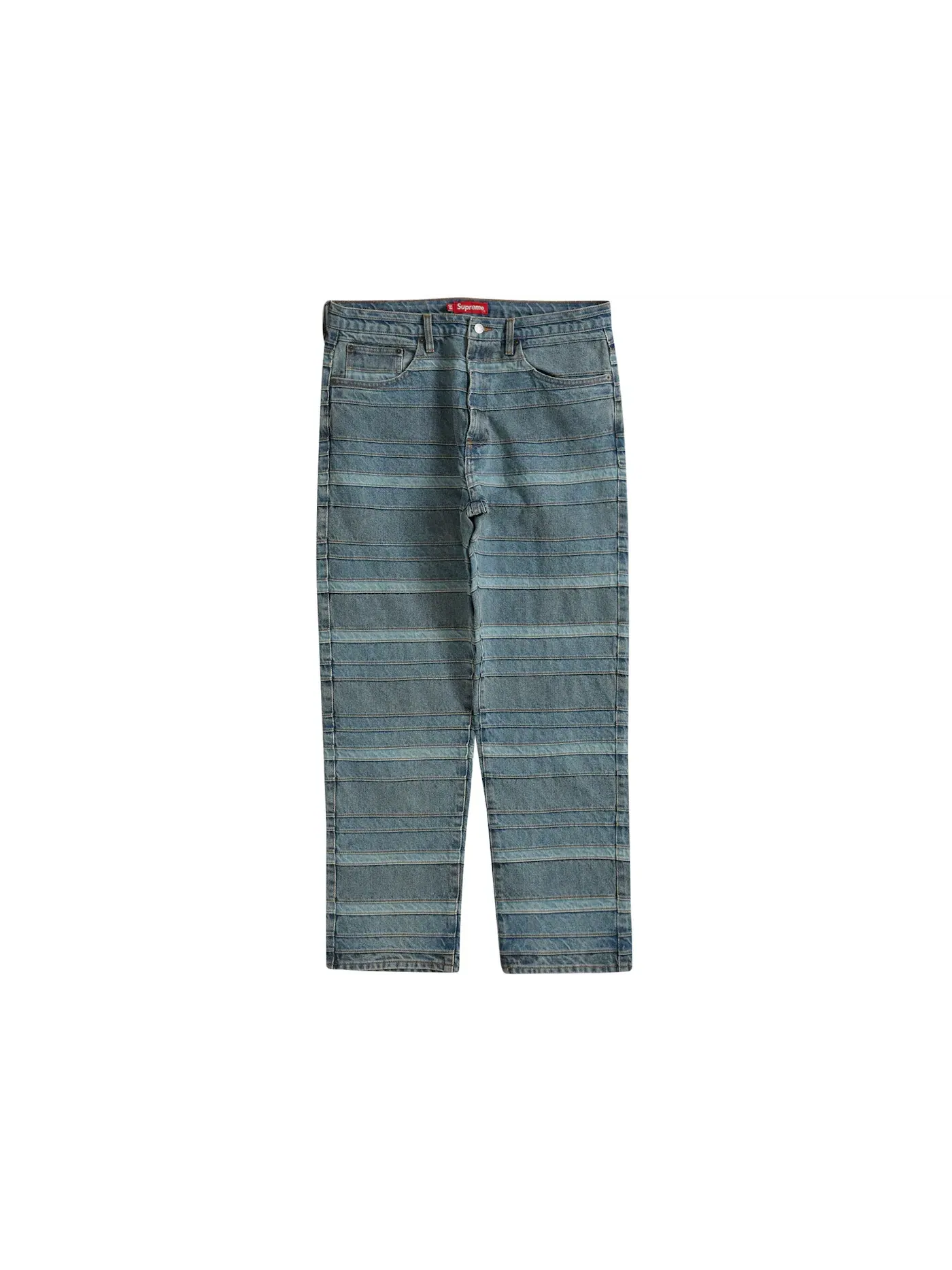 Мужские джинсы с наслоением Supreme Jean — изображение 1 из 2, синий