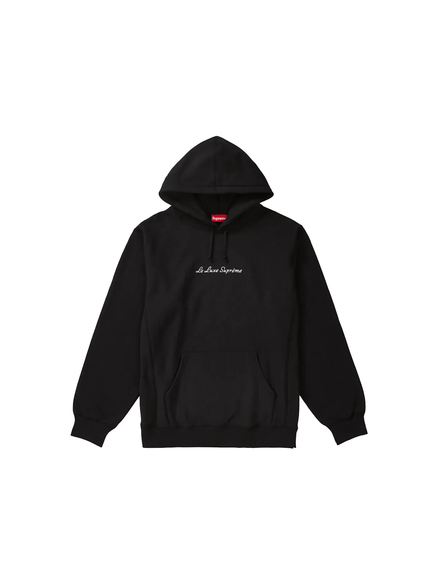 Мужская худи с принтом Supreme Le Luxe Supreme — изображение 1 из 1, черный