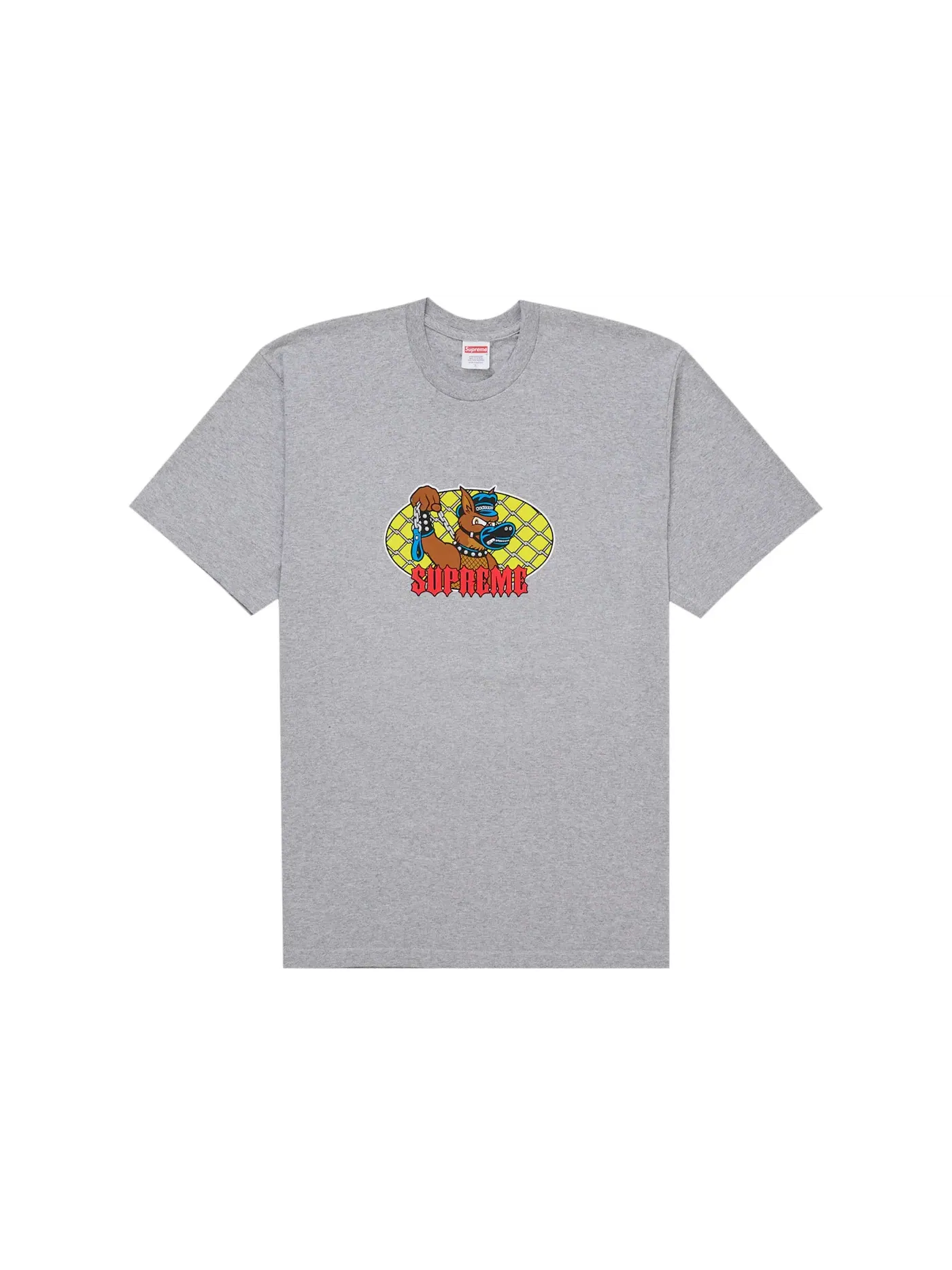 Мужская футболка с принтом Supreme Tee — изображение 1 из 1, серый