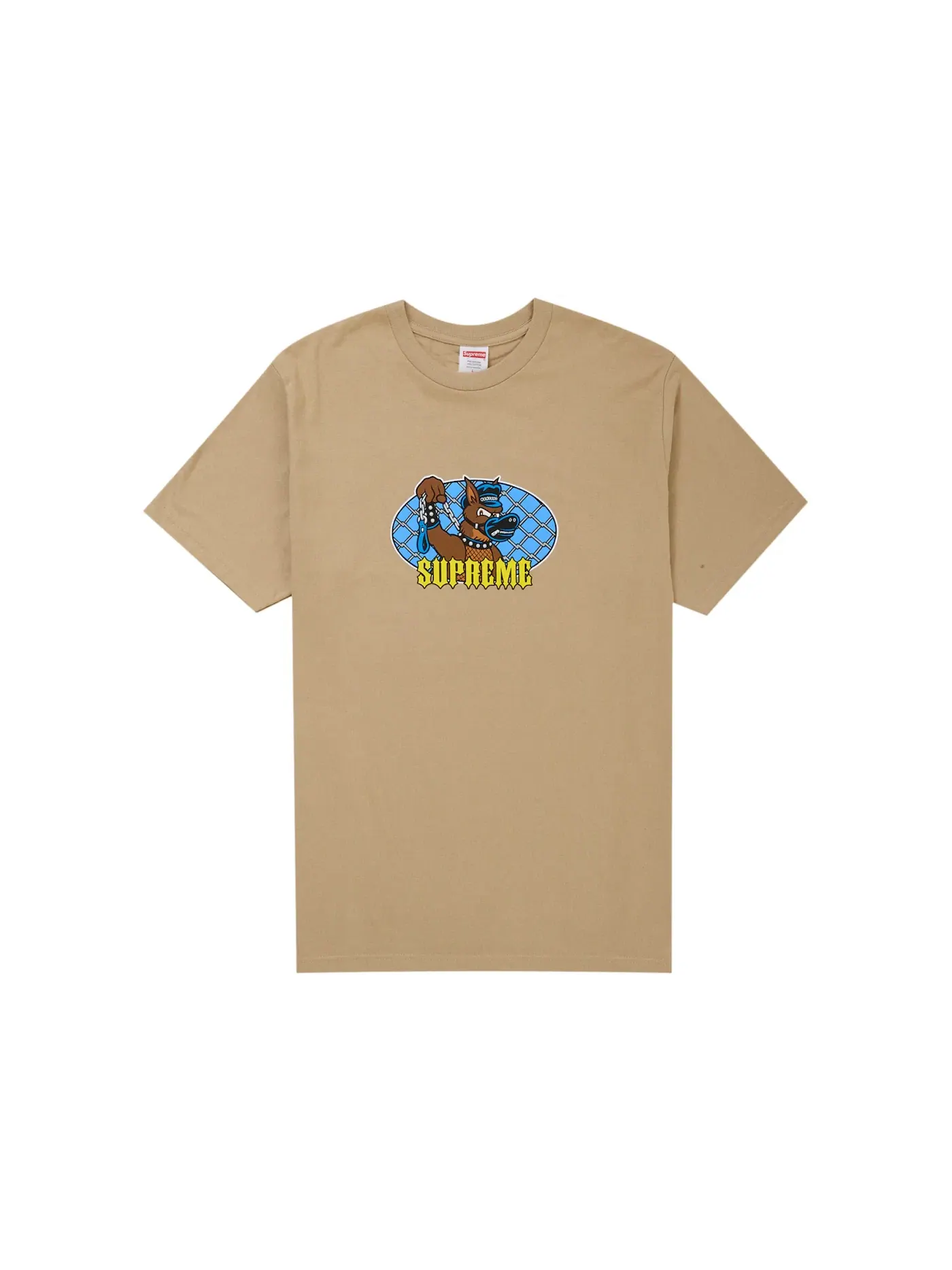 Мужская футболка с принтом Supreme Tee — изображение 1 из 1, хаки