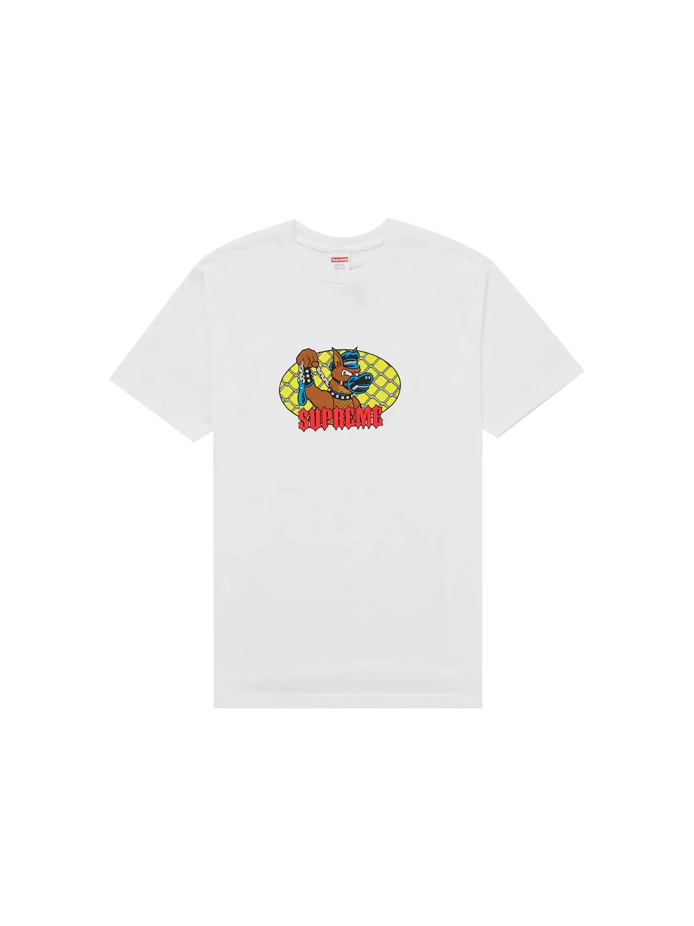 Мужская футболка с принтом Supreme — изображение 1 из 1, белый