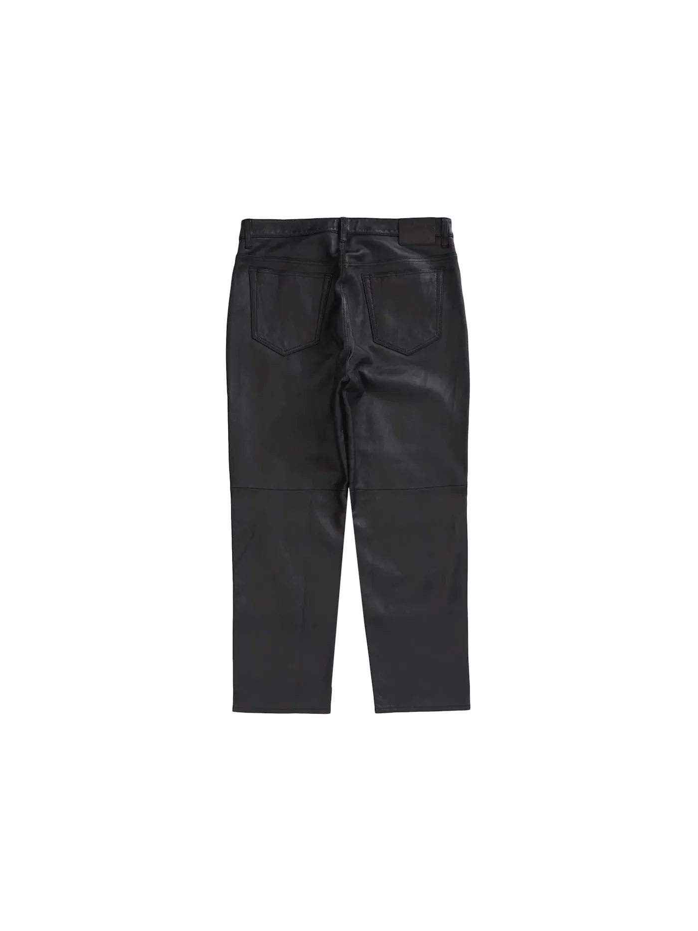 Мужские джинсы из кожи с пятью карманами Supreme Jean — изображение 2 из 2, черный
