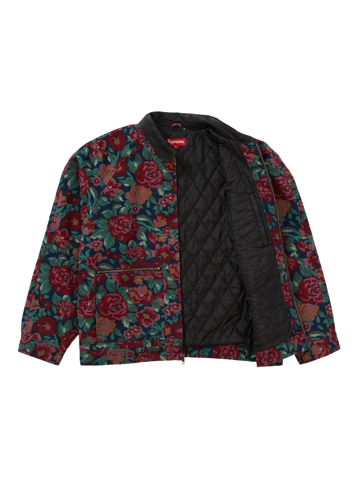 Мужская куртка с принтом Work Jacket Supreme, Digi Floral — изображение 2 из 3
