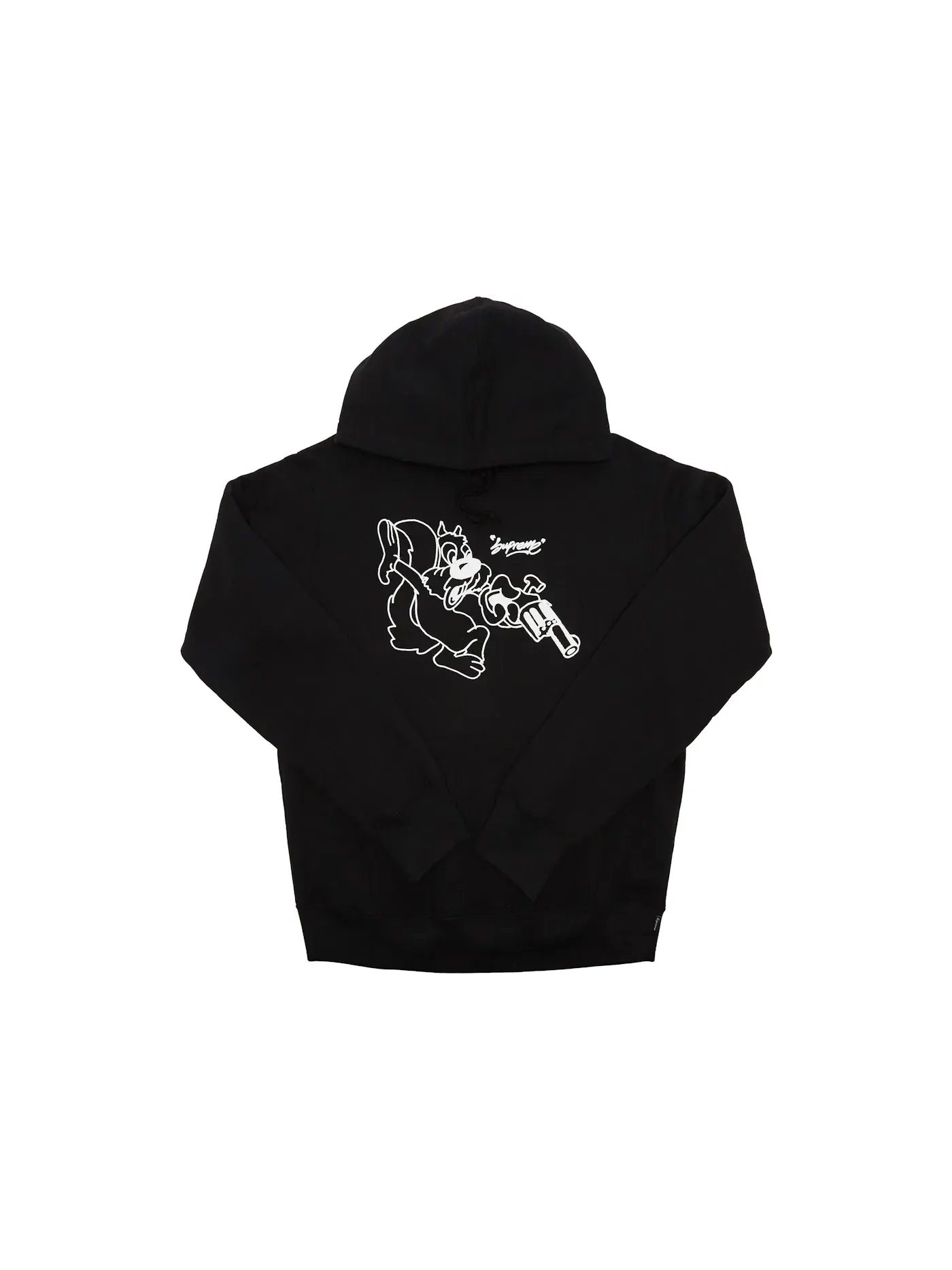 Мужская худи с капюшоном Supreme Sweatshirt — изображение 1 из 2, черный