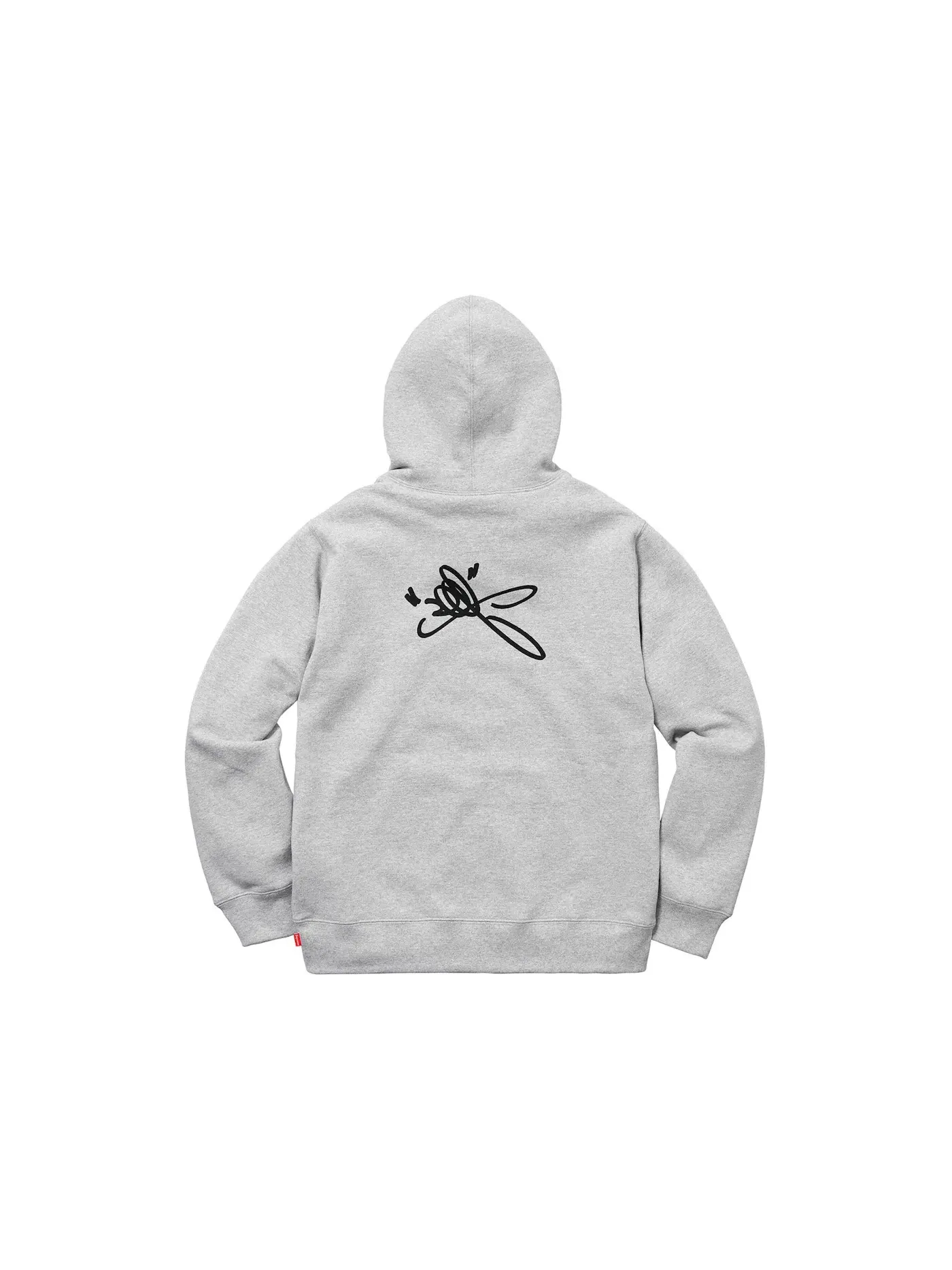 Мужская худи с капюшоном Supreme Sweatshirt — изображение 2 из 2, серый