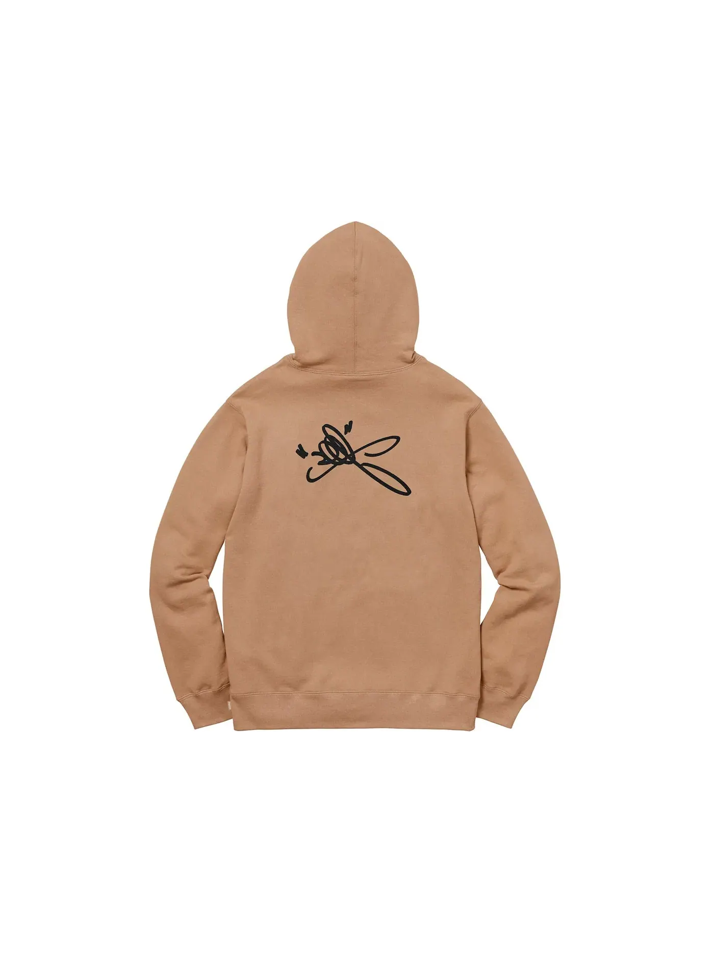 Мужская худи с капюшоном Supreme Sweatshirt — изображение 2 из 2, коричневый