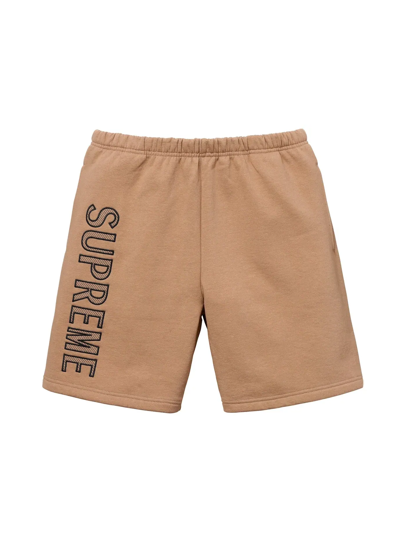 Мужские шорты с вышивкой Supreme Light Brown — изображение 1 из 2