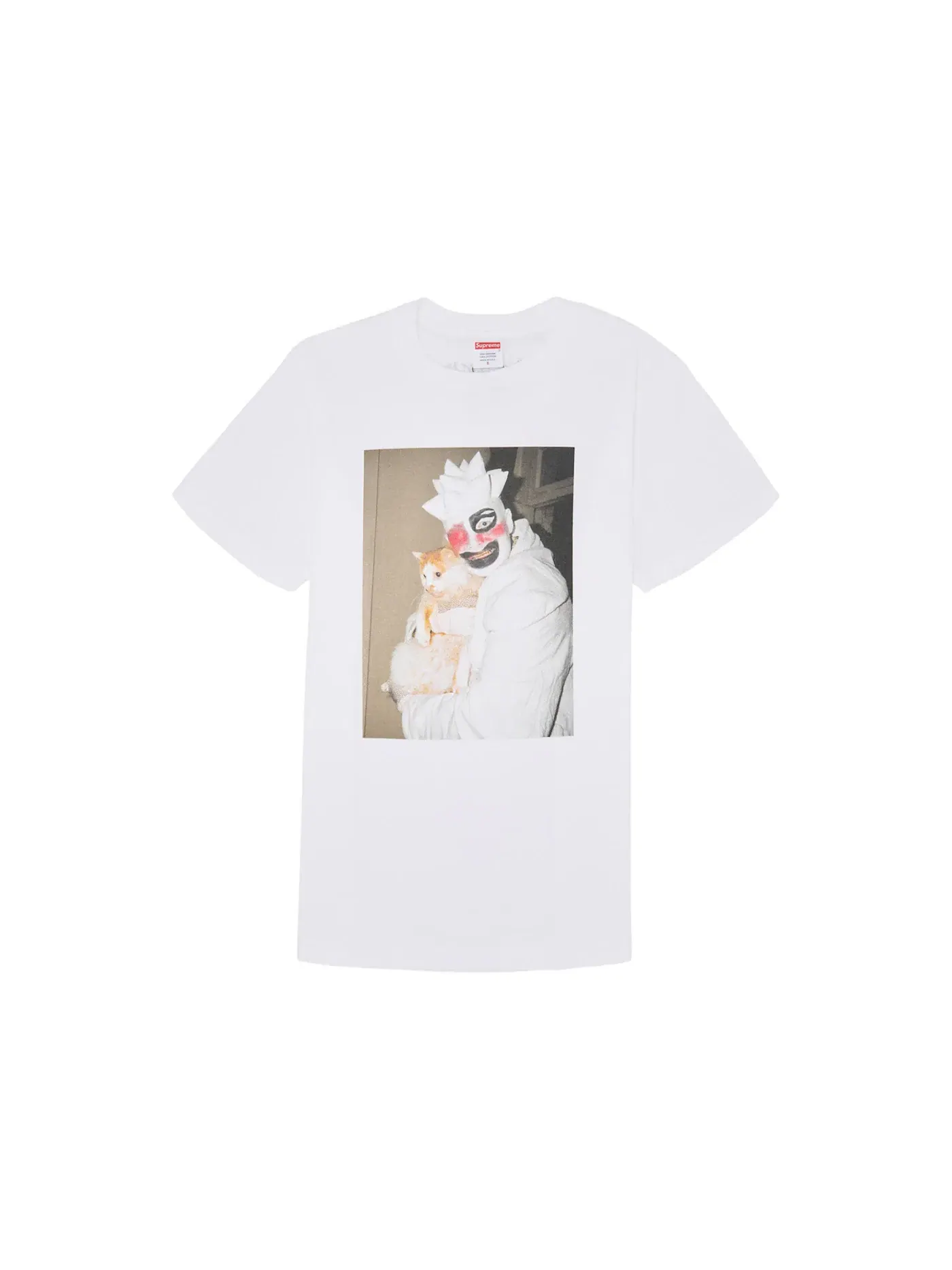 Мужская футболка с принтом Leigh Bowery Supreme — изображение 1 из 2, белый