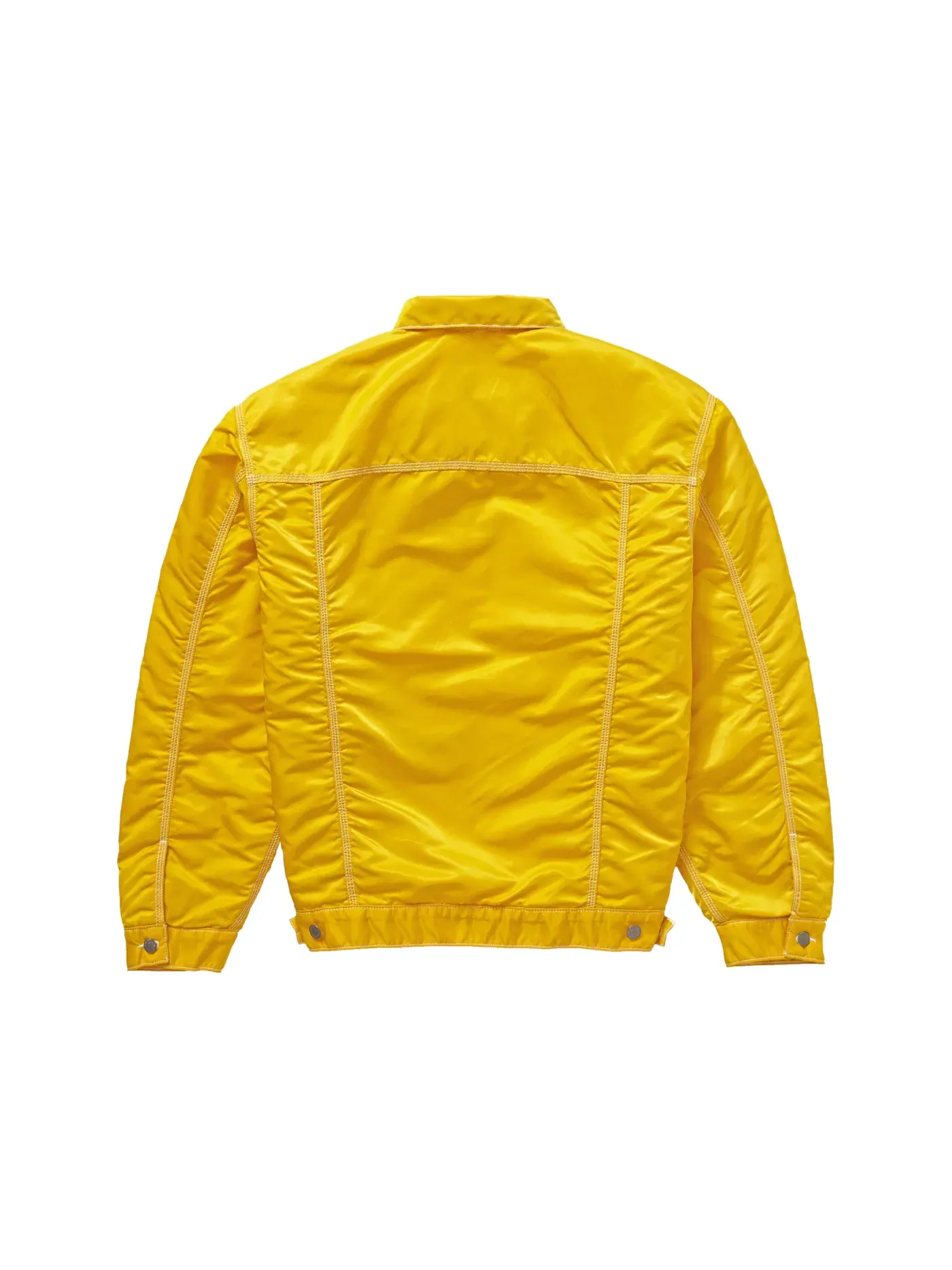 Мужская куртка-джинсовка с воротником из нейлона Supreme Trucker Jacket — изображение 3 из 3, желтый
