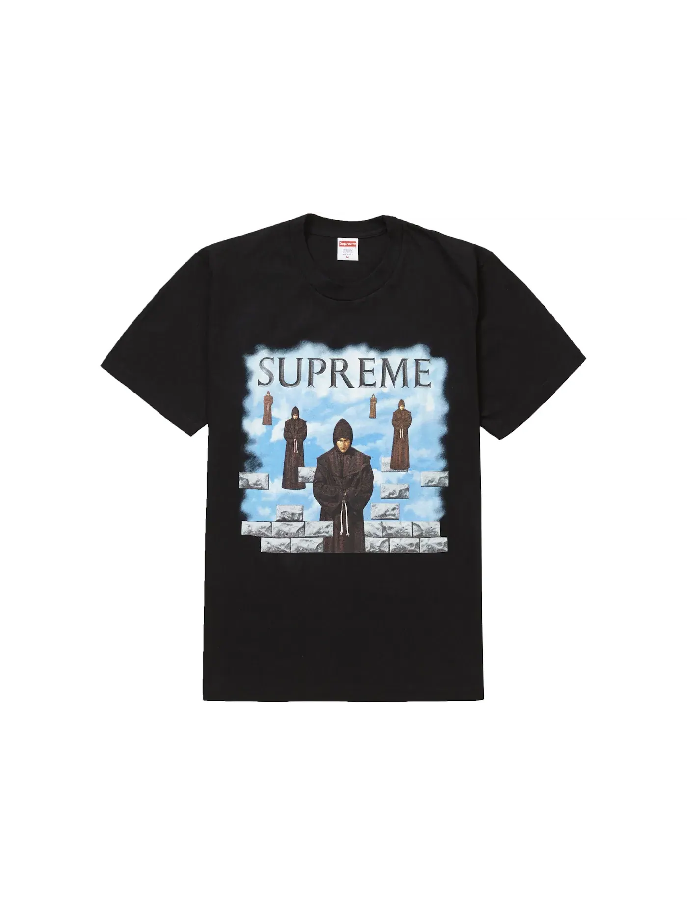 Мужская футболка с принтом Supreme Tee — изображение 1 из 1, черный
