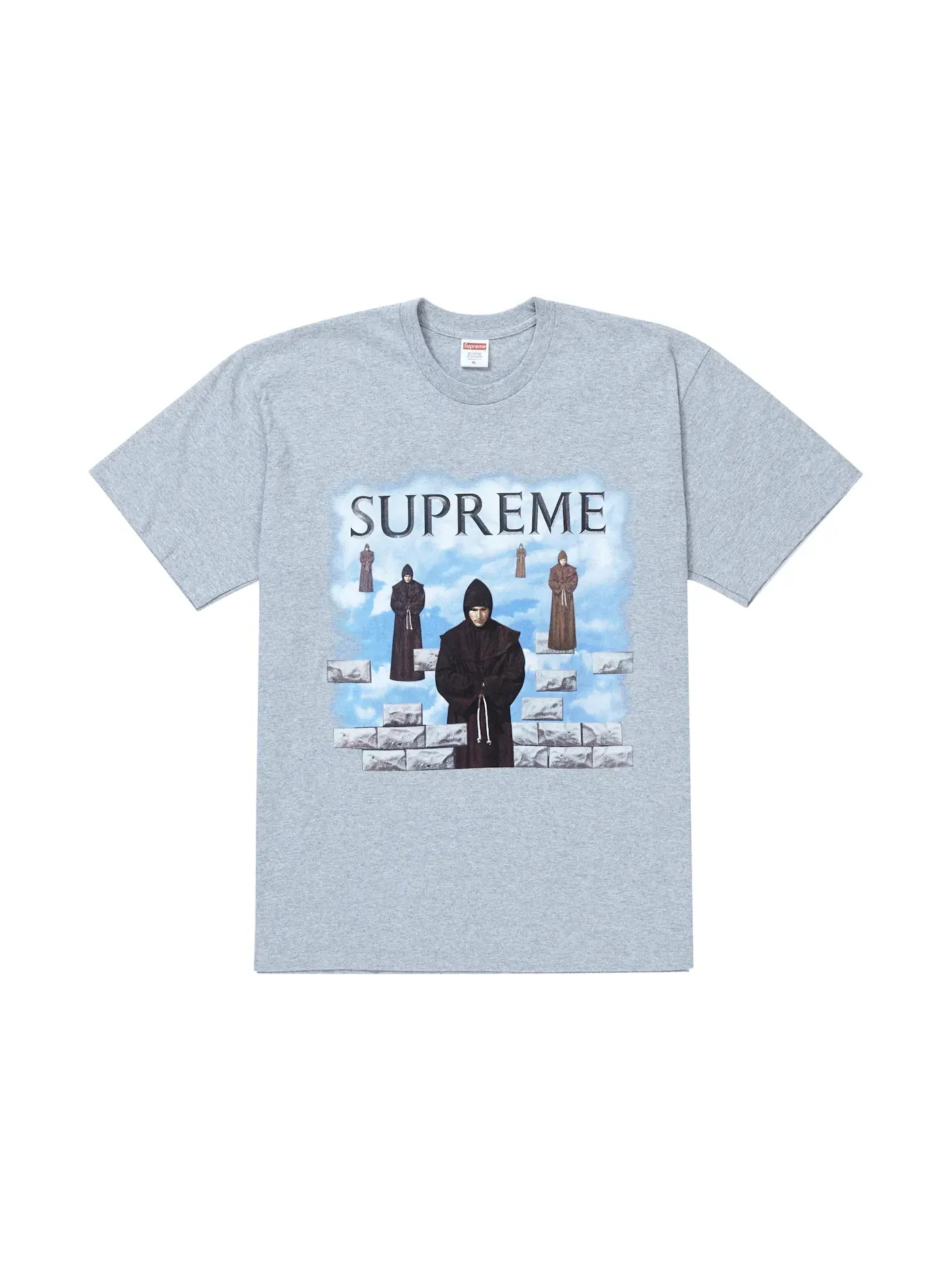 Мужская футболка с принтом Supreme Levitation Tee — изображение 1 из 1, серый