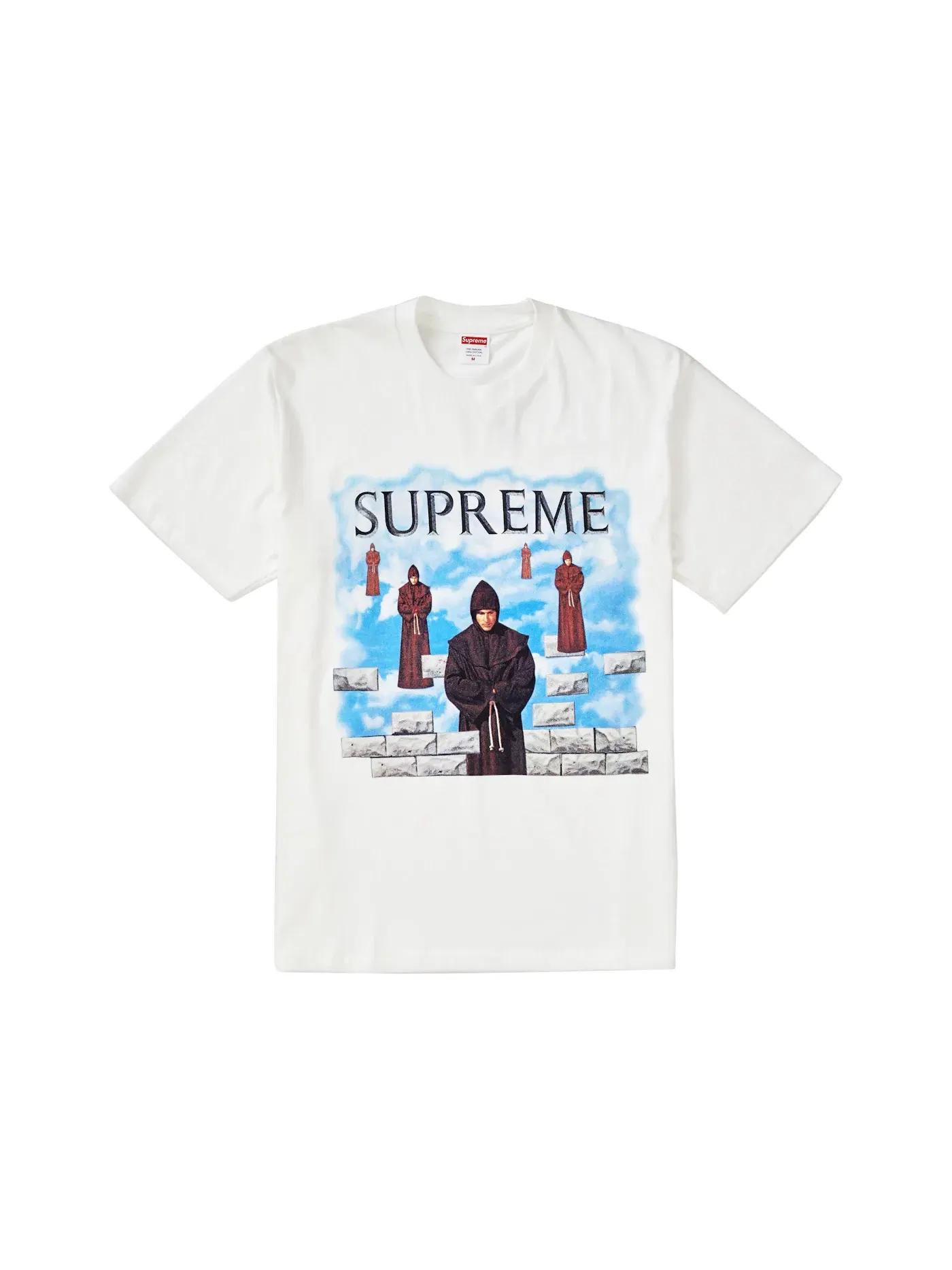 Мужская футболка с принтом Supreme Tee — изображение 1 из 1, белый